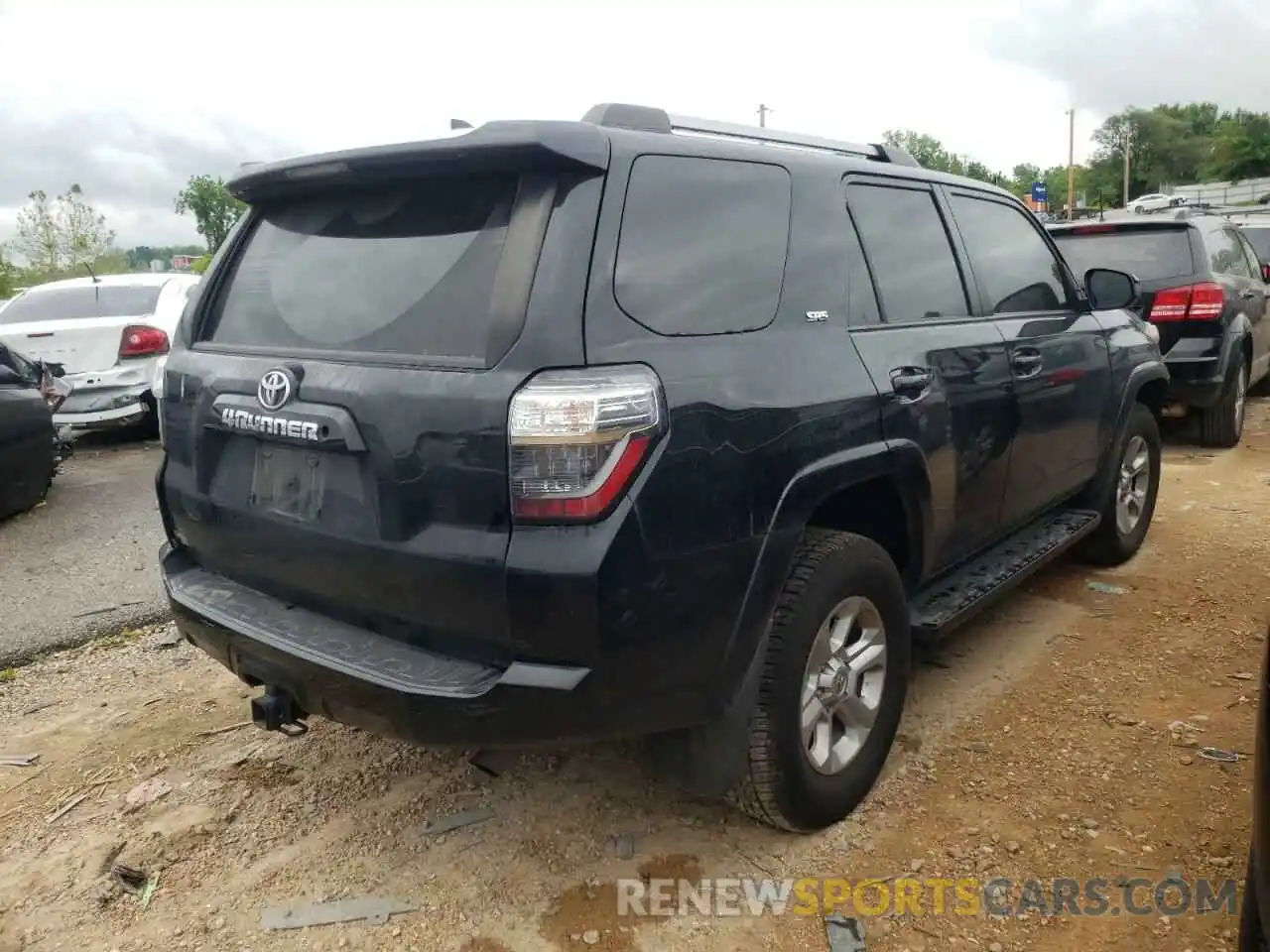 4 Фотография поврежденного автомобиля JTEBU5JR6K5658320 TOYOTA 4RUNNER 2019