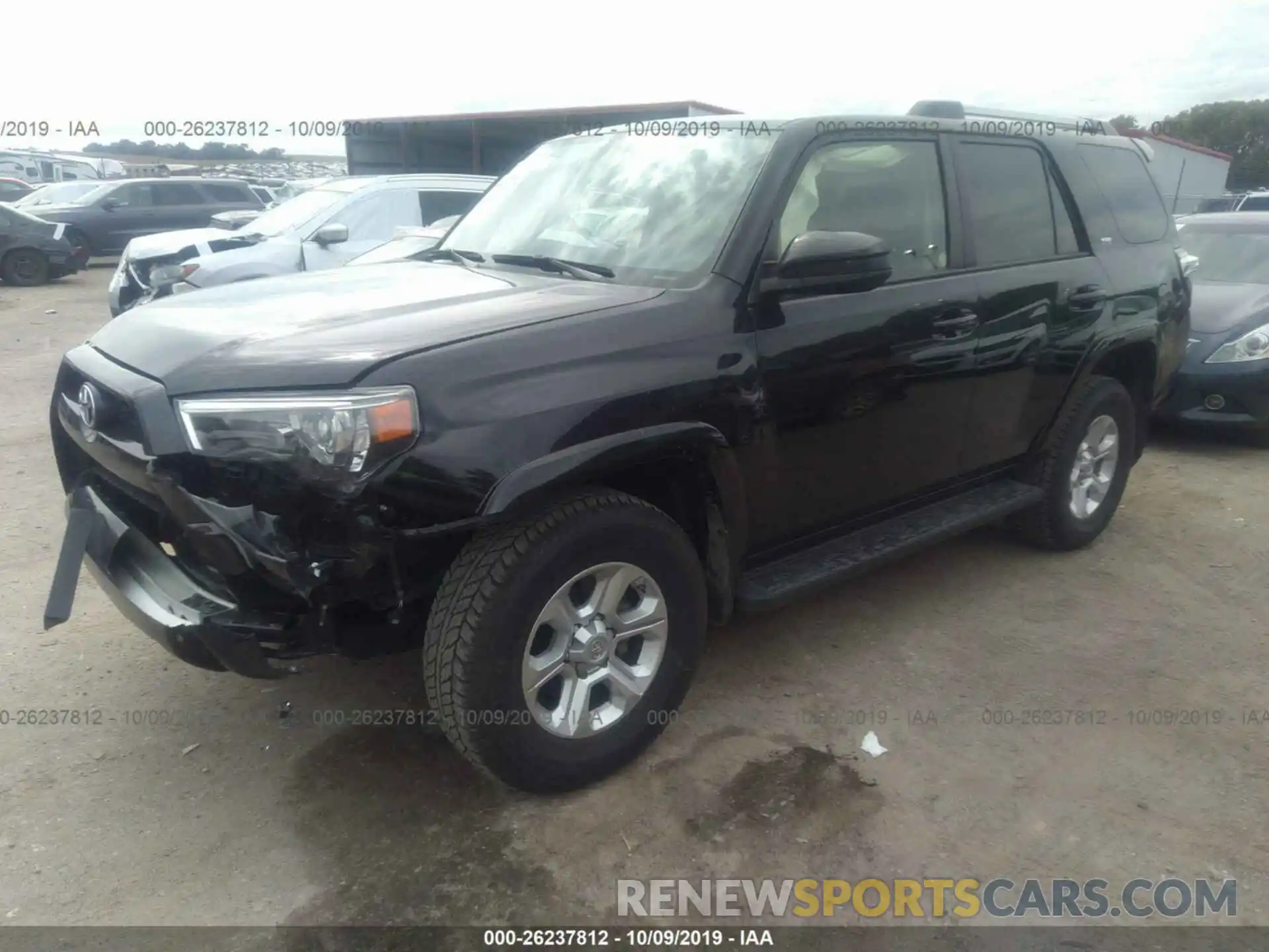 2 Фотография поврежденного автомобиля JTEBU5JR6K5660536 TOYOTA 4RUNNER 2019