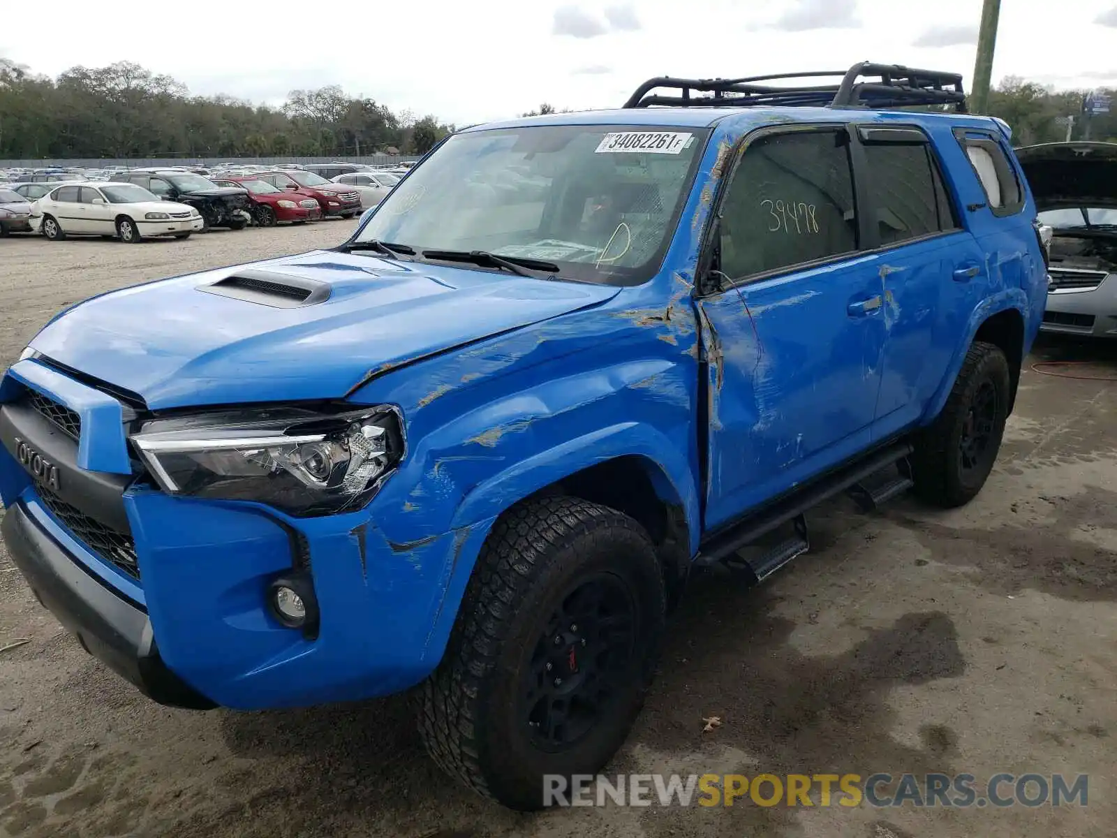 9 Фотография поврежденного автомобиля JTEBU5JR6K5660746 TOYOTA 4RUNNER 2019