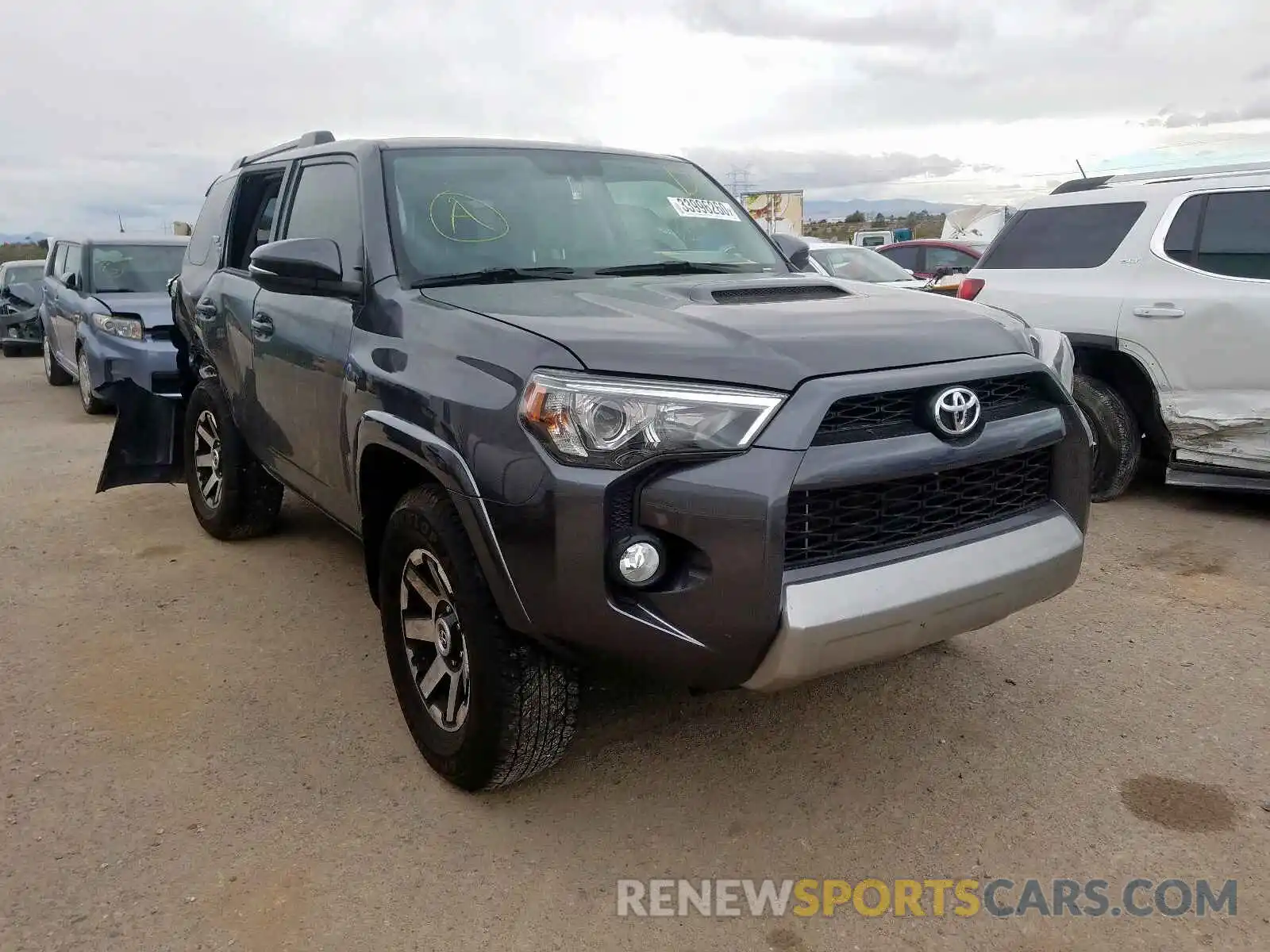 1 Photograph of a damaged car JTEBU5JR6K5660827 TOYOTA 4RUNNER 2019