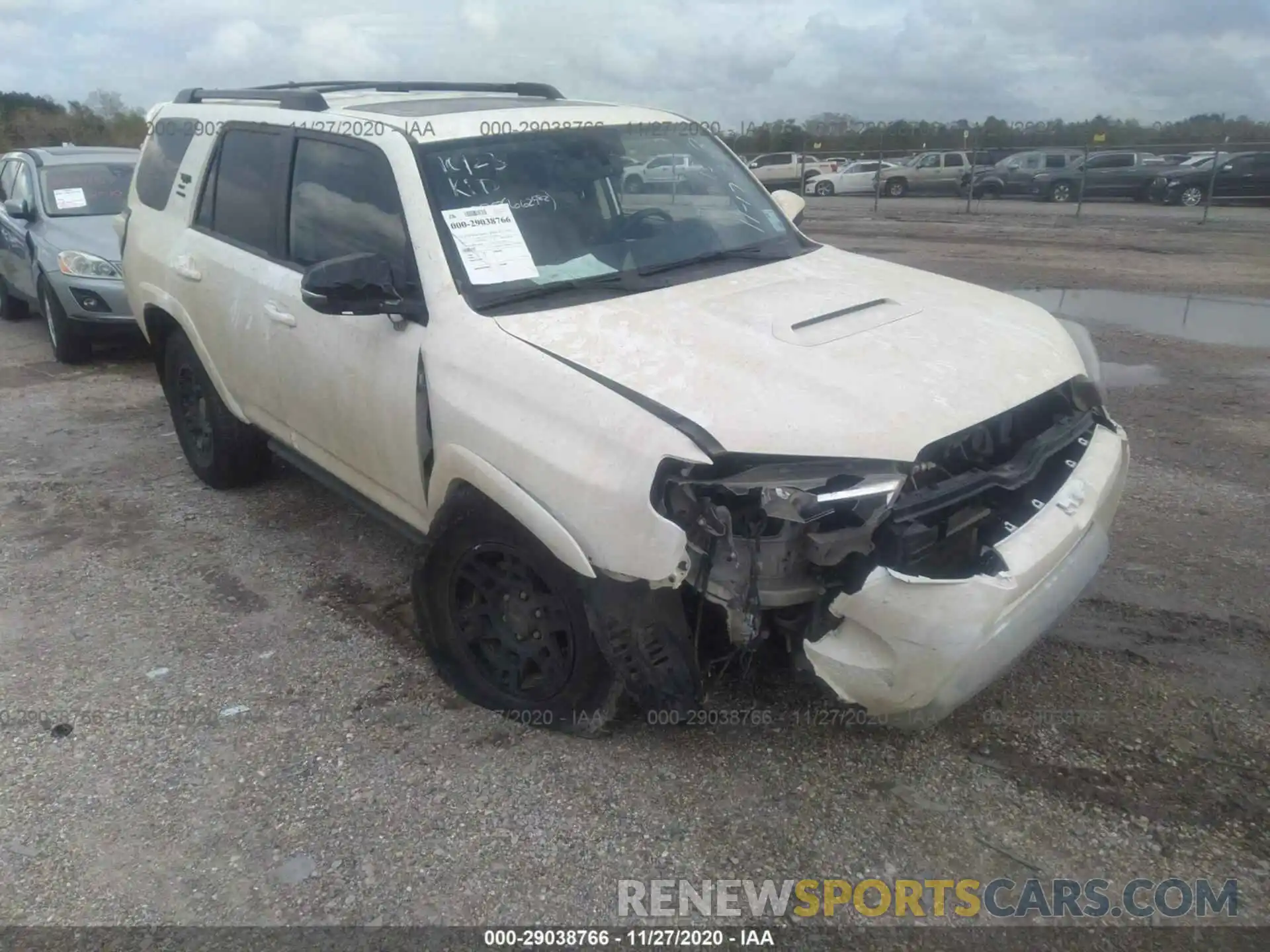 1 Photograph of a damaged car JTEBU5JR6K5662982 TOYOTA 4RUNNER 2019