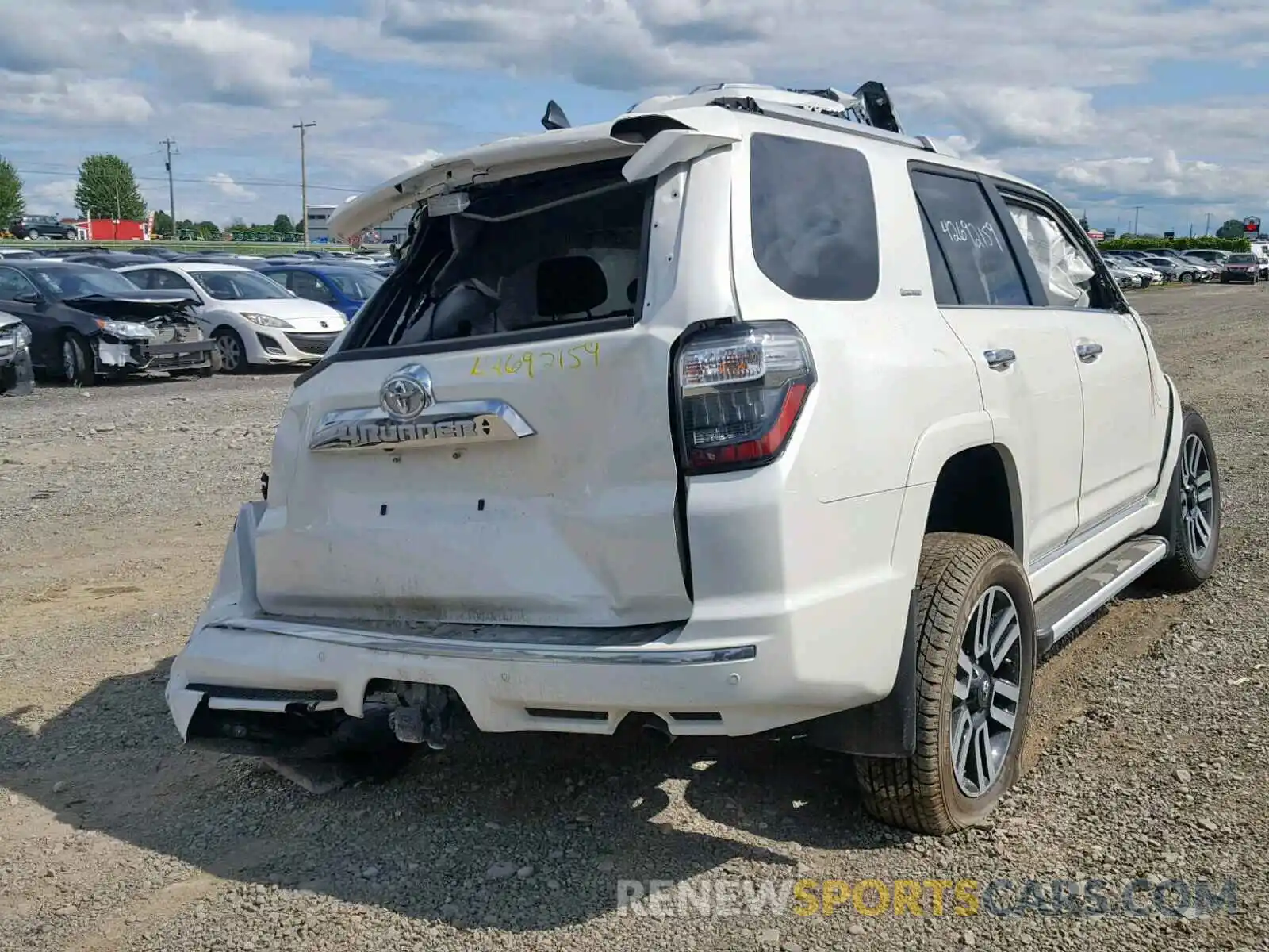 4 Photograph of a damaged car JTEBU5JR6K5664683 TOYOTA 4RUNNER 2019