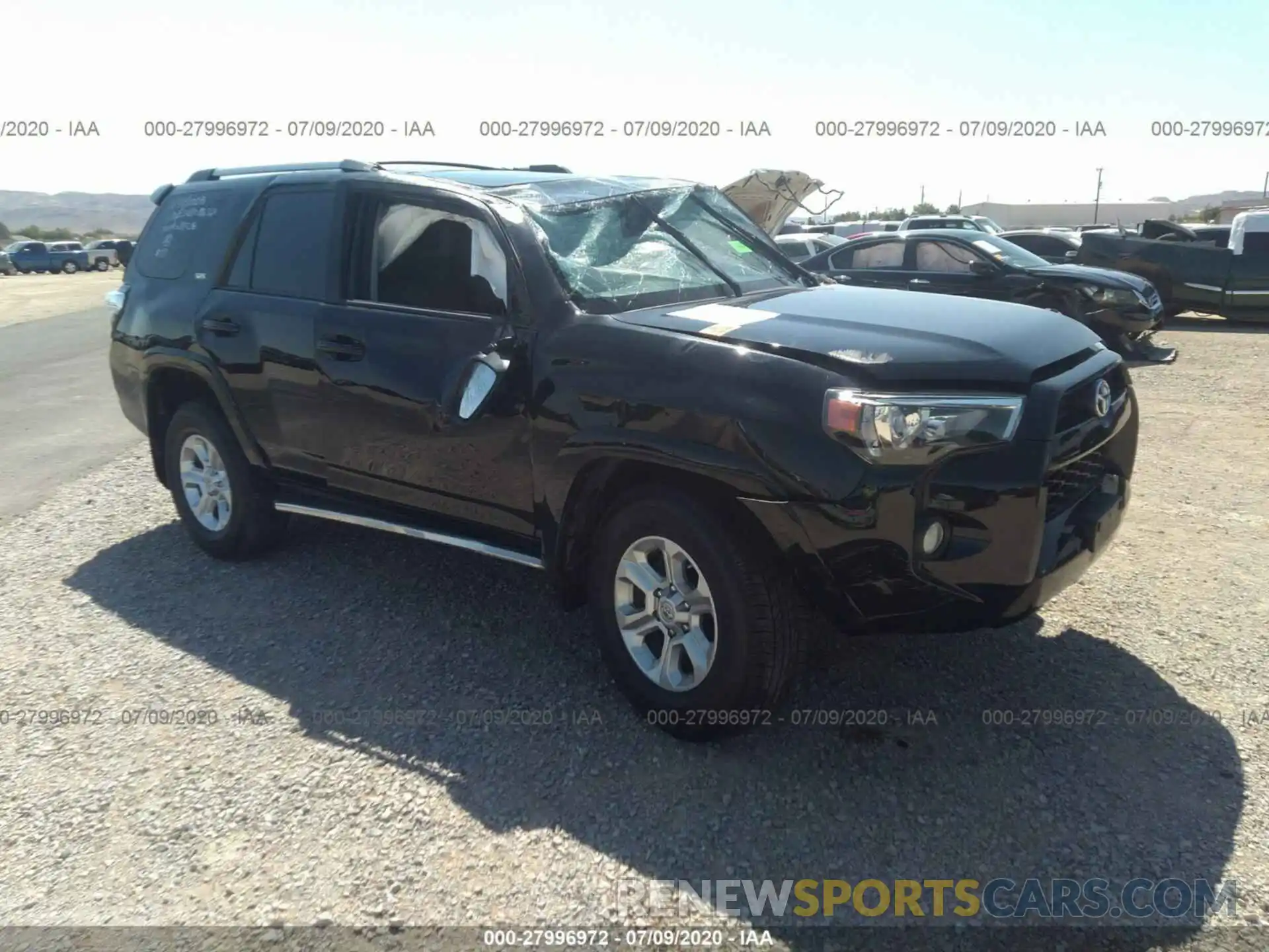 1 Photograph of a damaged car JTEBU5JR6K5669995 TOYOTA 4RUNNER 2019