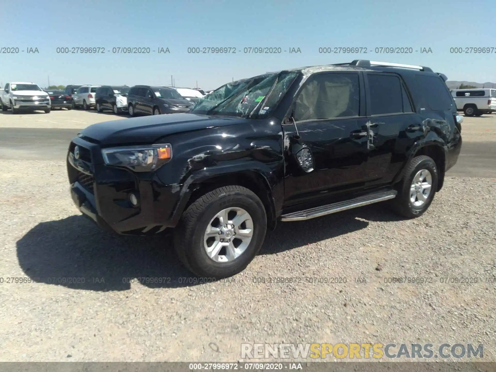 2 Photograph of a damaged car JTEBU5JR6K5669995 TOYOTA 4RUNNER 2019