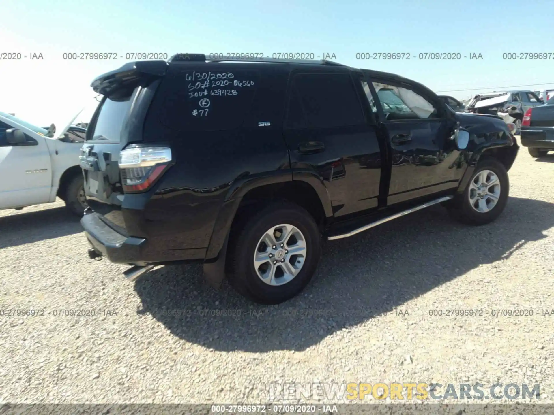 4 Photograph of a damaged car JTEBU5JR6K5669995 TOYOTA 4RUNNER 2019