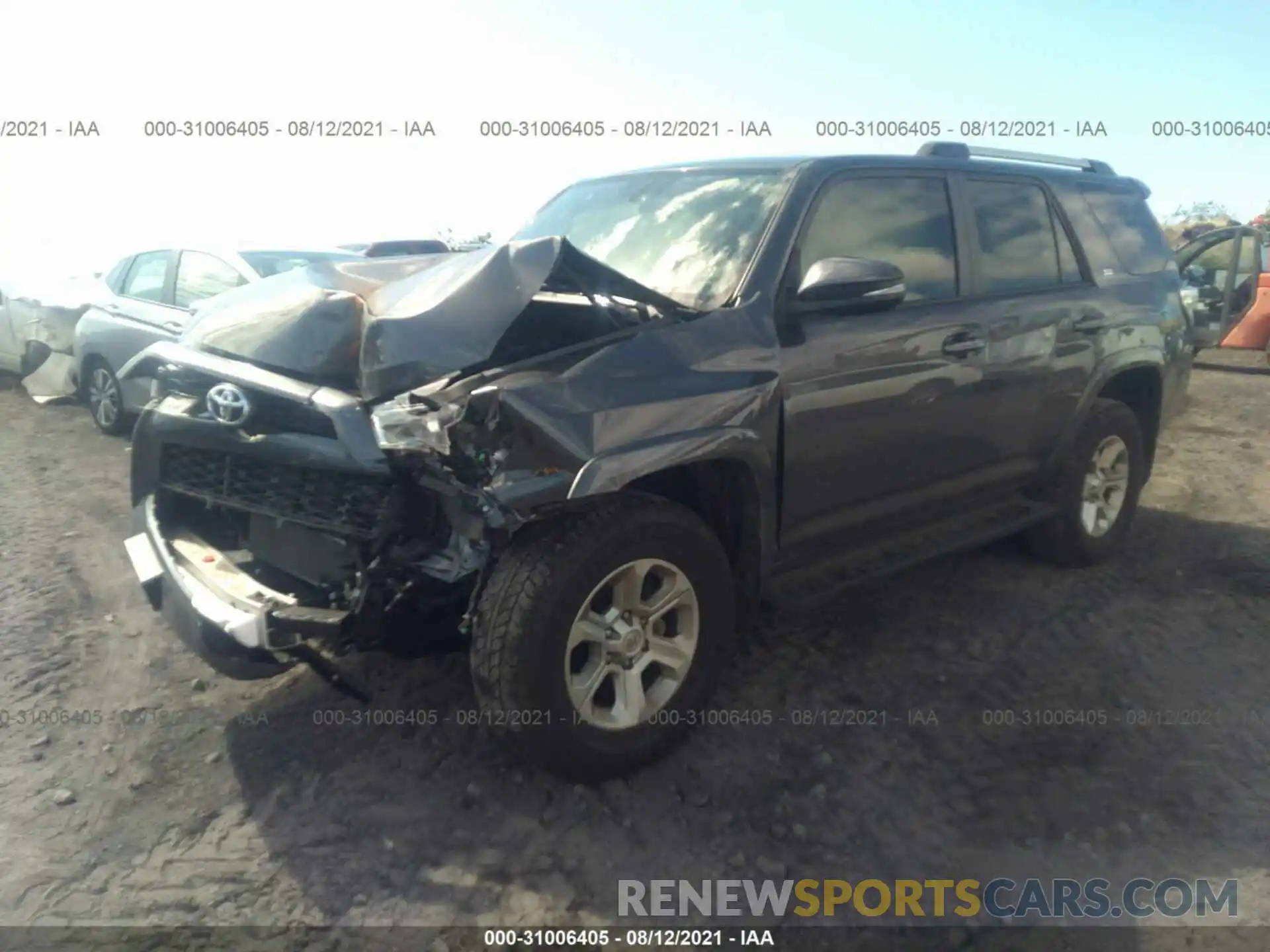 2 Photograph of a damaged car JTEBU5JR6K5671505 TOYOTA 4RUNNER 2019