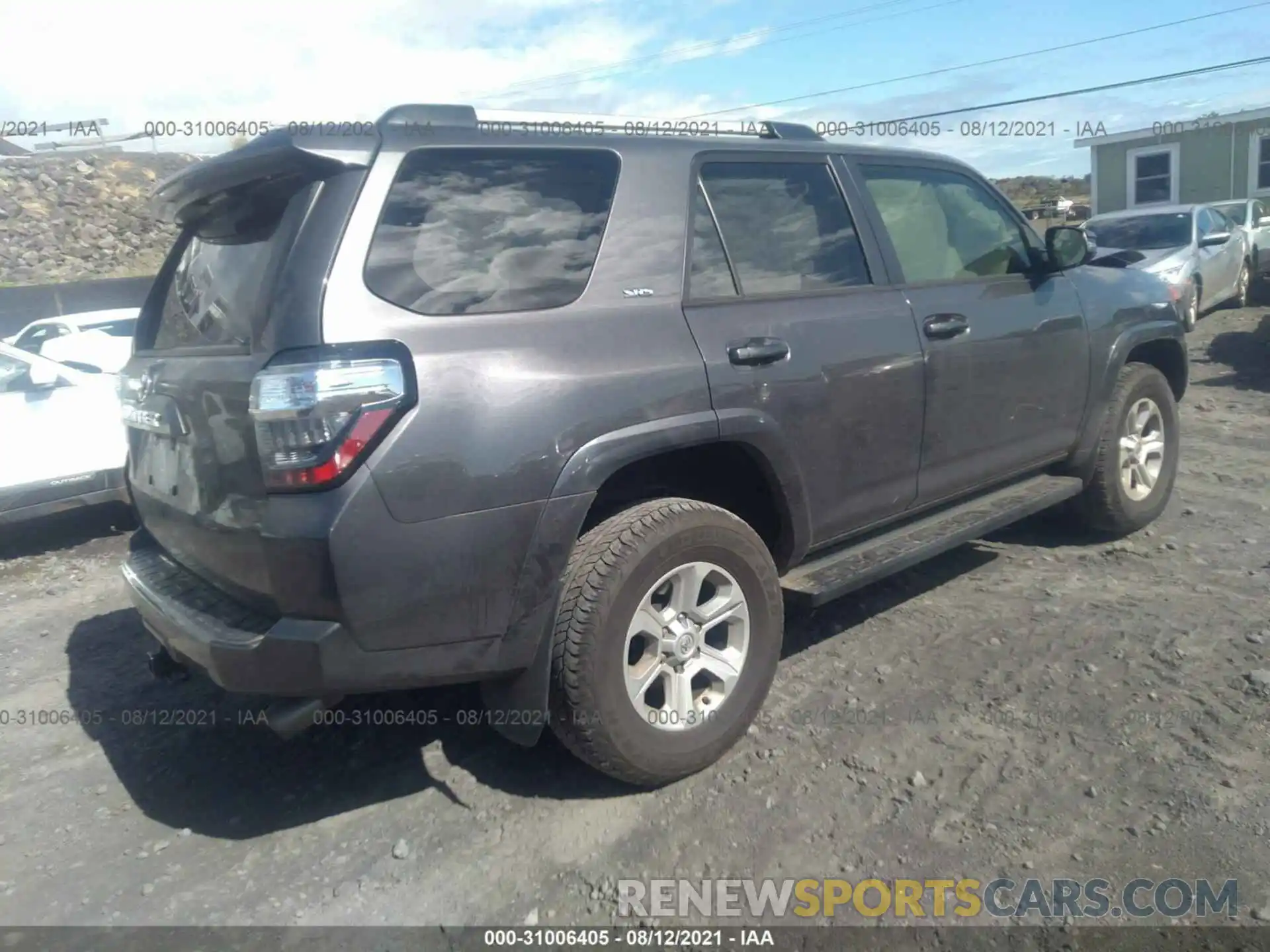 4 Фотография поврежденного автомобиля JTEBU5JR6K5671505 TOYOTA 4RUNNER 2019