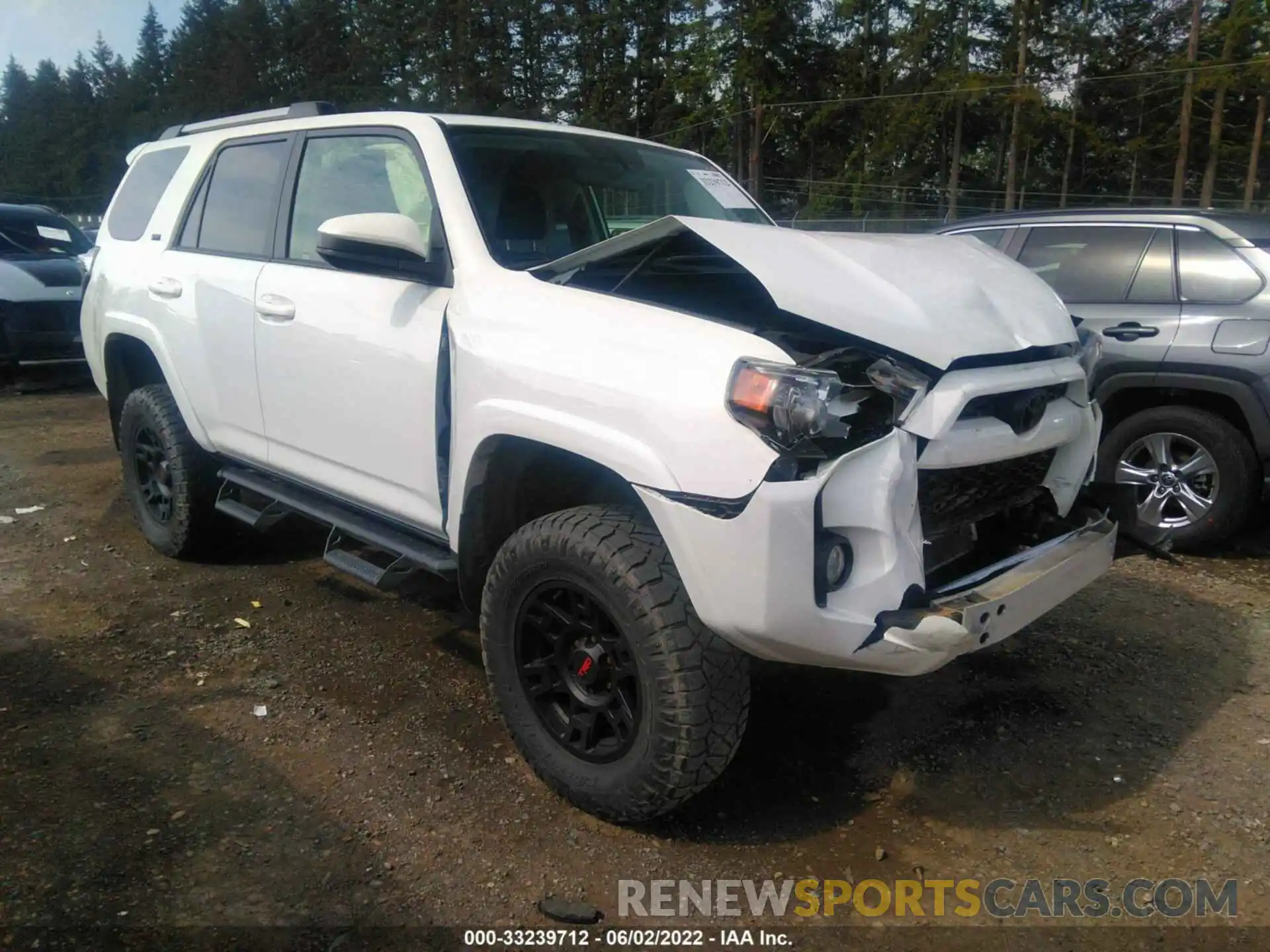 1 Photograph of a damaged car JTEBU5JR6K5674713 TOYOTA 4RUNNER 2019