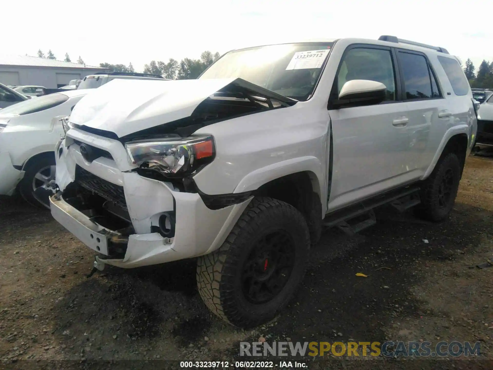 2 Photograph of a damaged car JTEBU5JR6K5674713 TOYOTA 4RUNNER 2019