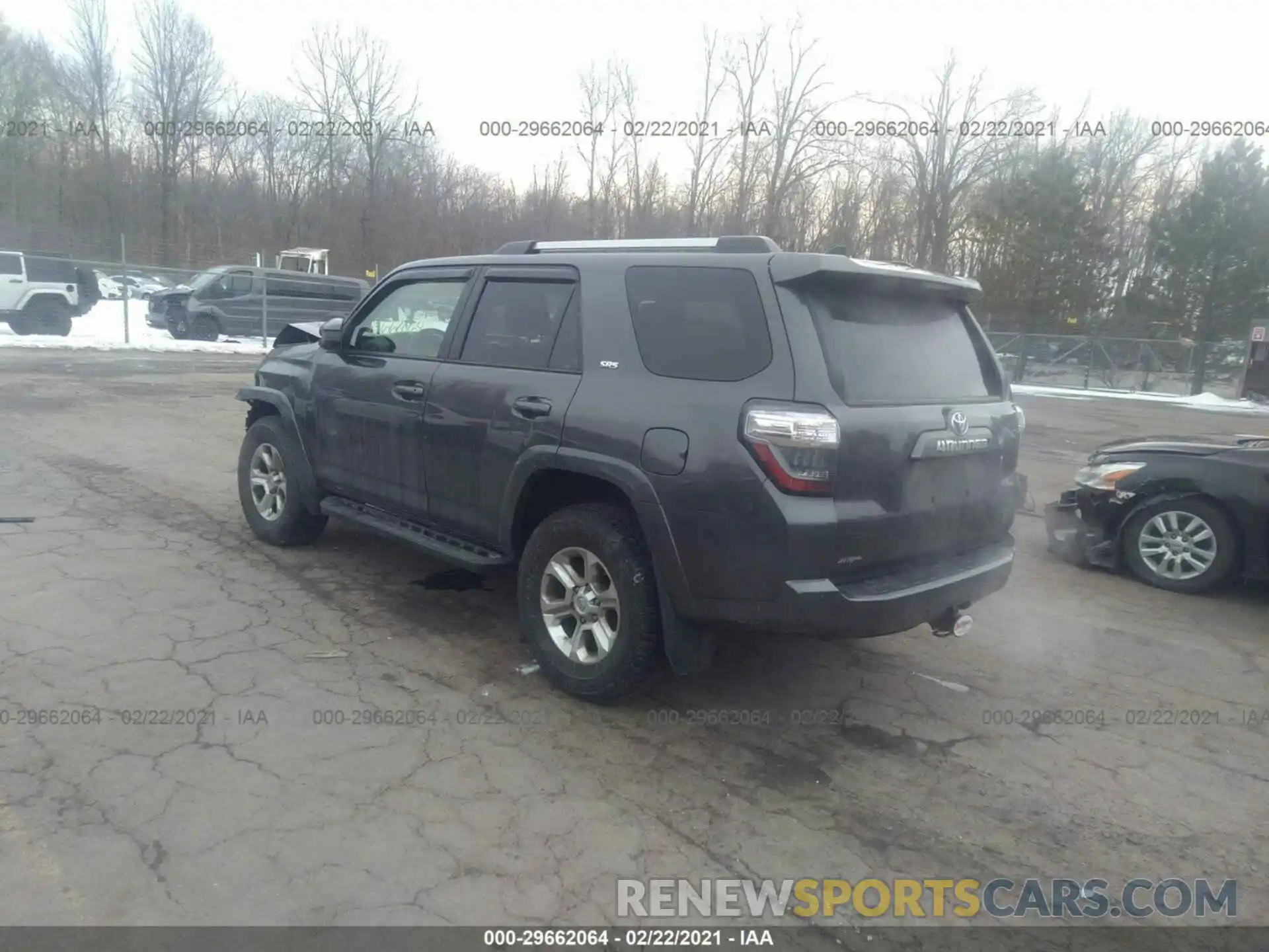 3 Photograph of a damaged car JTEBU5JR6K5678342 TOYOTA 4RUNNER 2019