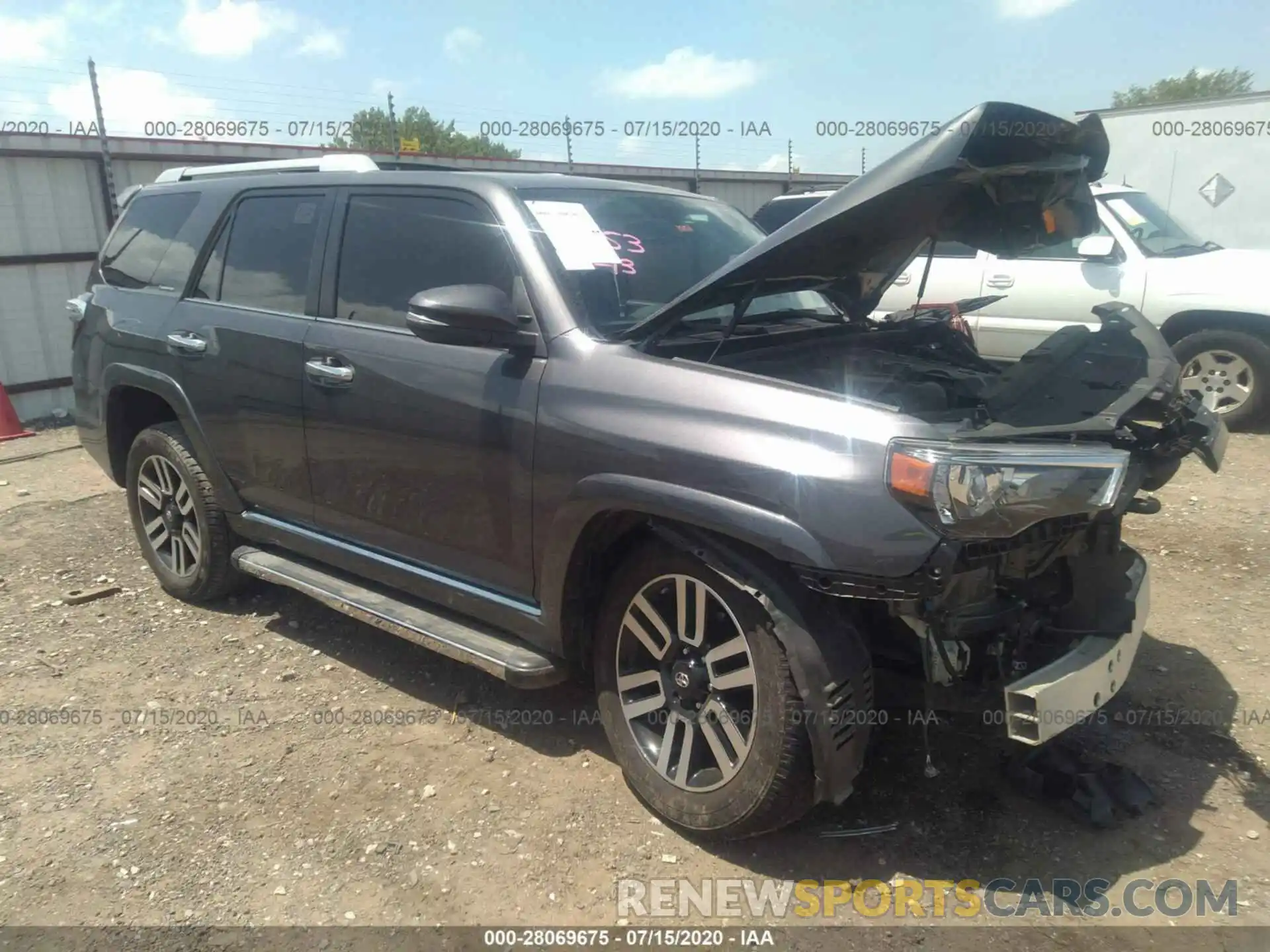 1 Photograph of a damaged car JTEBU5JR6K5680253 TOYOTA 4RUNNER 2019