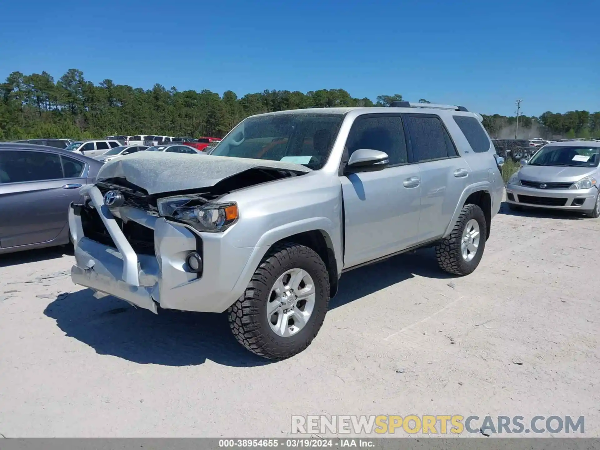 2 Photograph of a damaged car JTEBU5JR6K5681063 TOYOTA 4RUNNER 2019