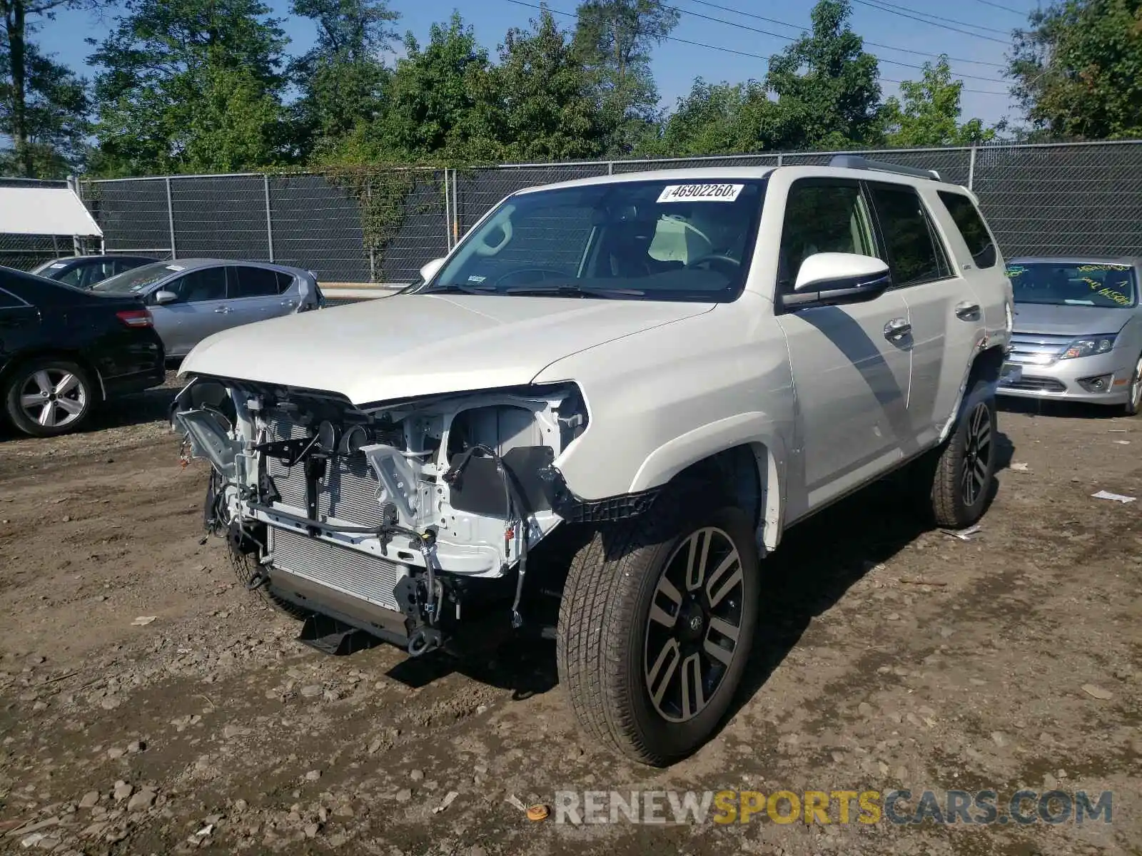 2 Photograph of a damaged car JTEBU5JR6K5681466 TOYOTA 4RUNNER 2019