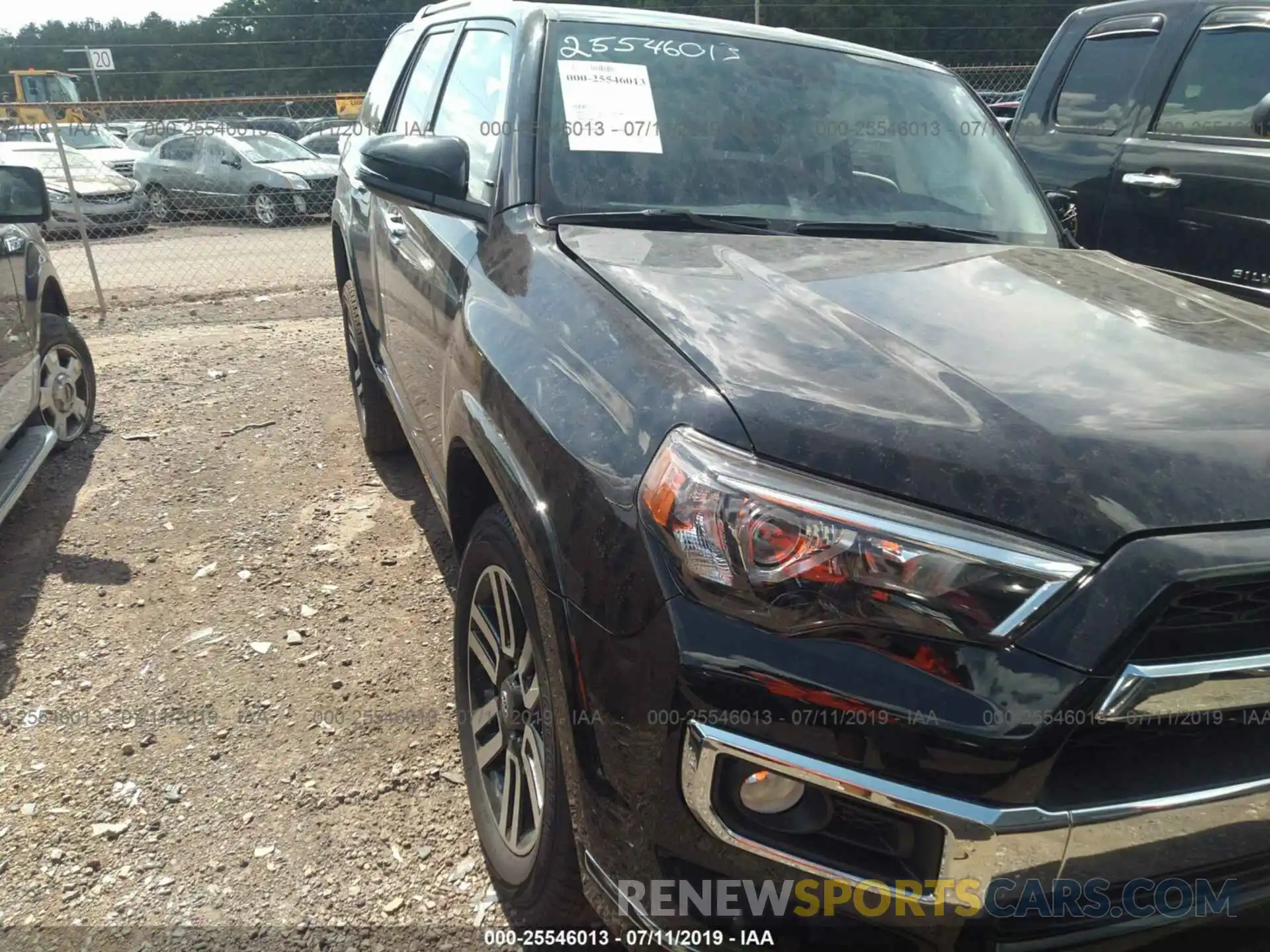 1 Photograph of a damaged car JTEBU5JR6K5681502 TOYOTA 4RUNNER 2019