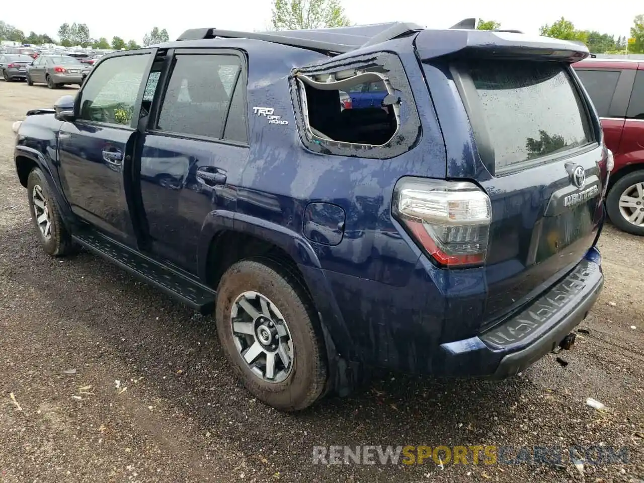 3 Фотография поврежденного автомобиля JTEBU5JR6K5684495 TOYOTA 4RUNNER 2019