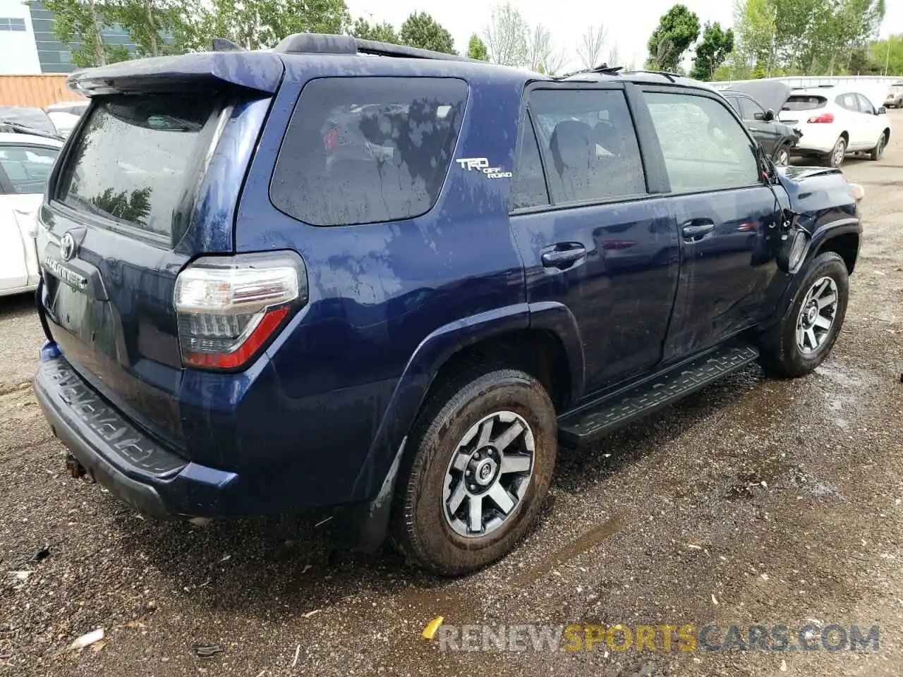 4 Фотография поврежденного автомобиля JTEBU5JR6K5684495 TOYOTA 4RUNNER 2019