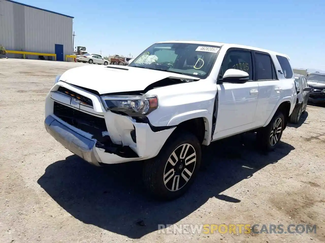 2 Photograph of a damaged car JTEBU5JR6K5684660 TOYOTA 4RUNNER 2019