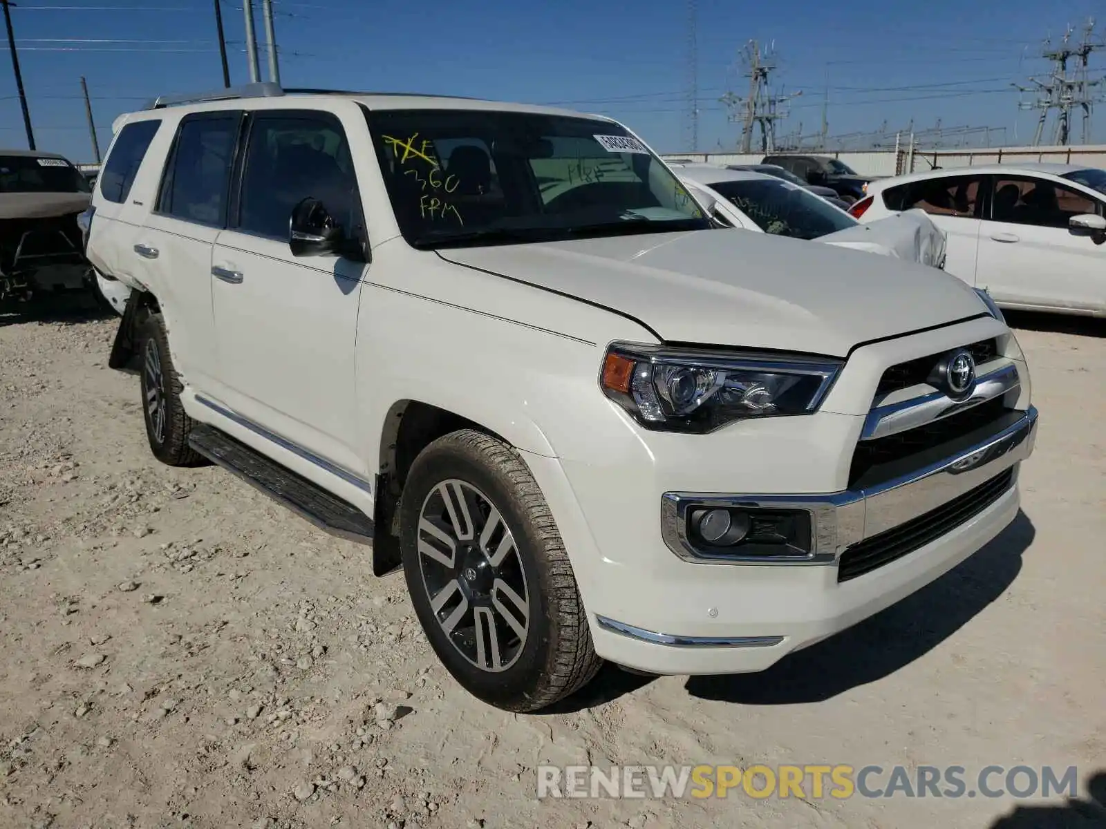 1 Photograph of a damaged car JTEBU5JR6K5687770 TOYOTA 4RUNNER 2019