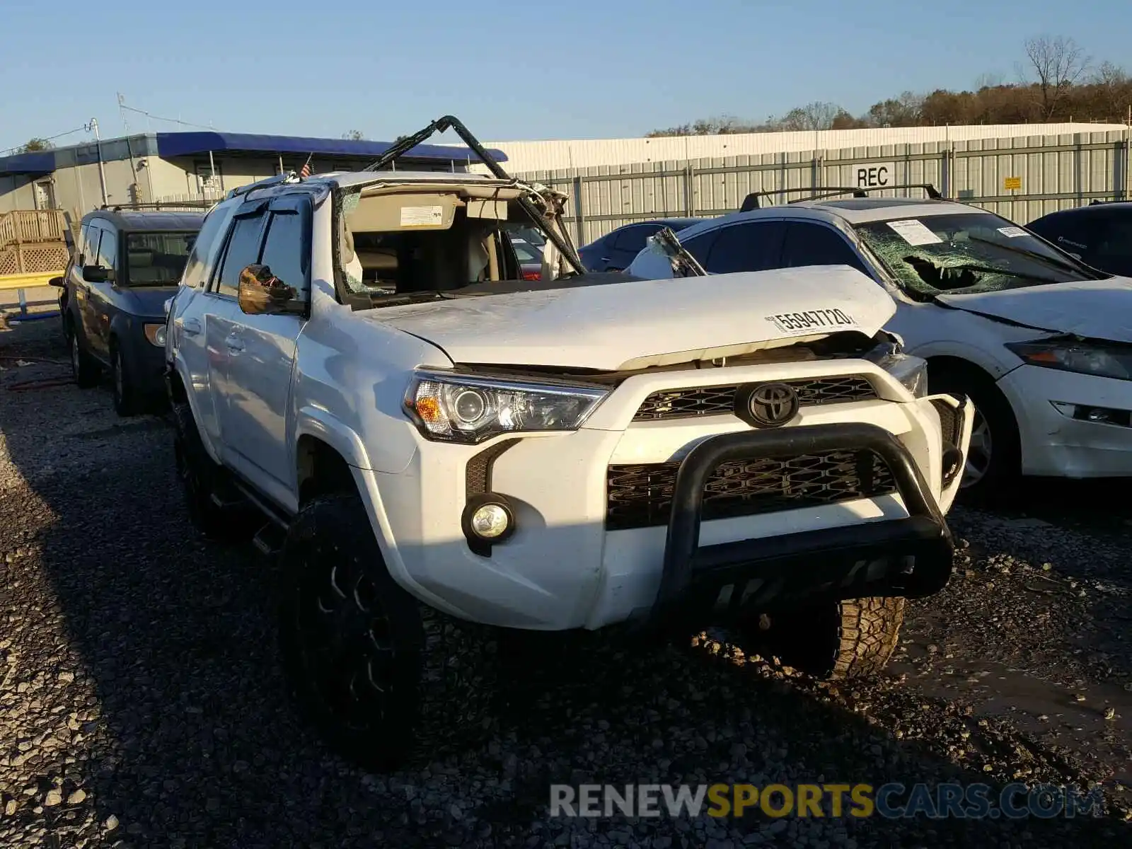 1 Photograph of a damaged car JTEBU5JR6K5688031 TOYOTA 4RUNNER 2019