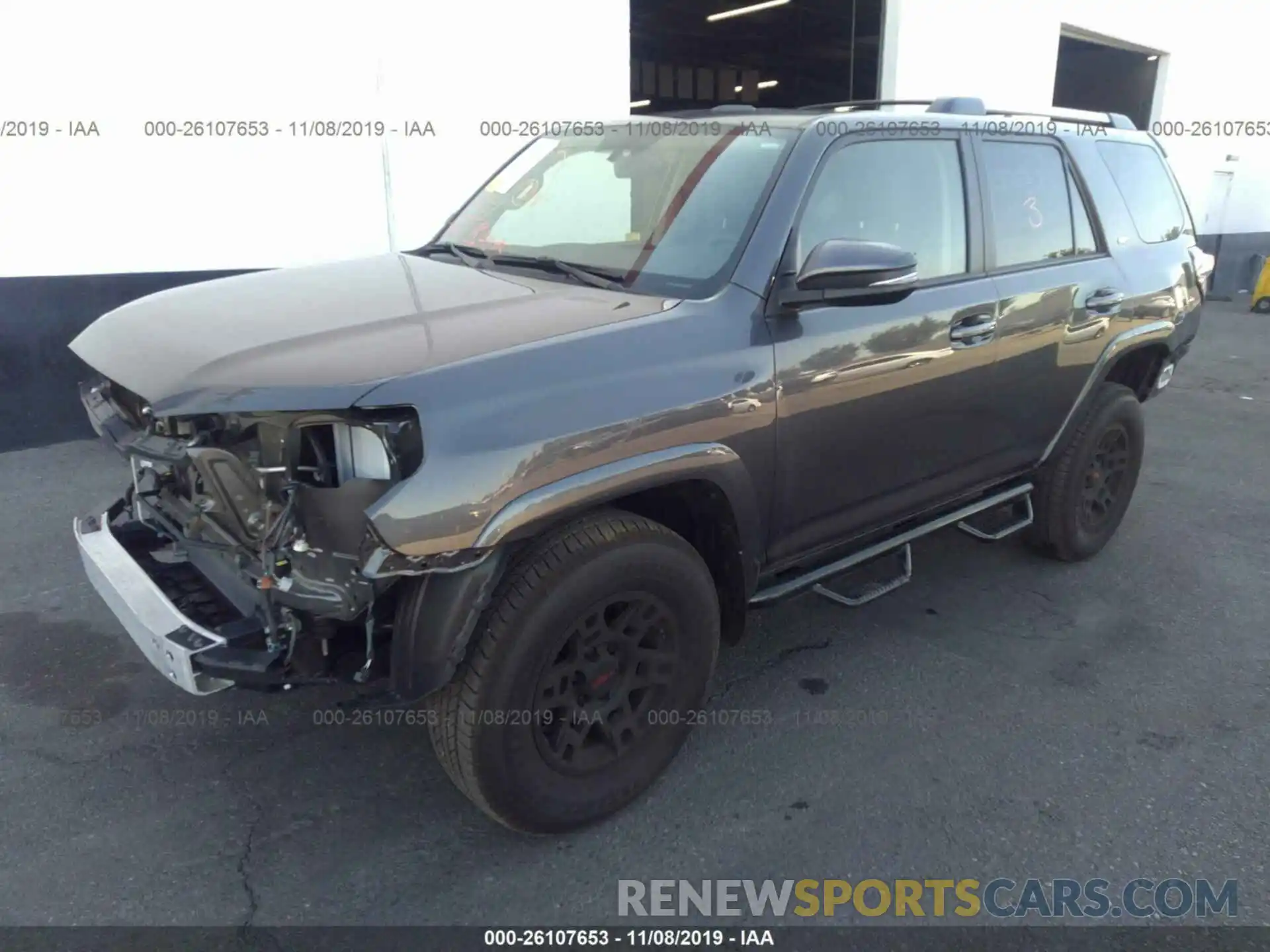 2 Photograph of a damaged car JTEBU5JR6K5688062 TOYOTA 4RUNNER 2019