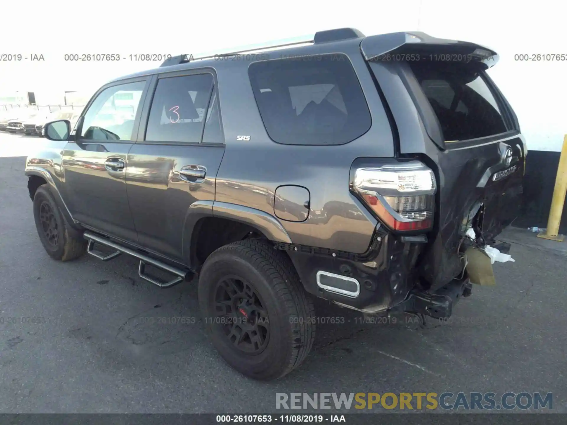 3 Photograph of a damaged car JTEBU5JR6K5688062 TOYOTA 4RUNNER 2019