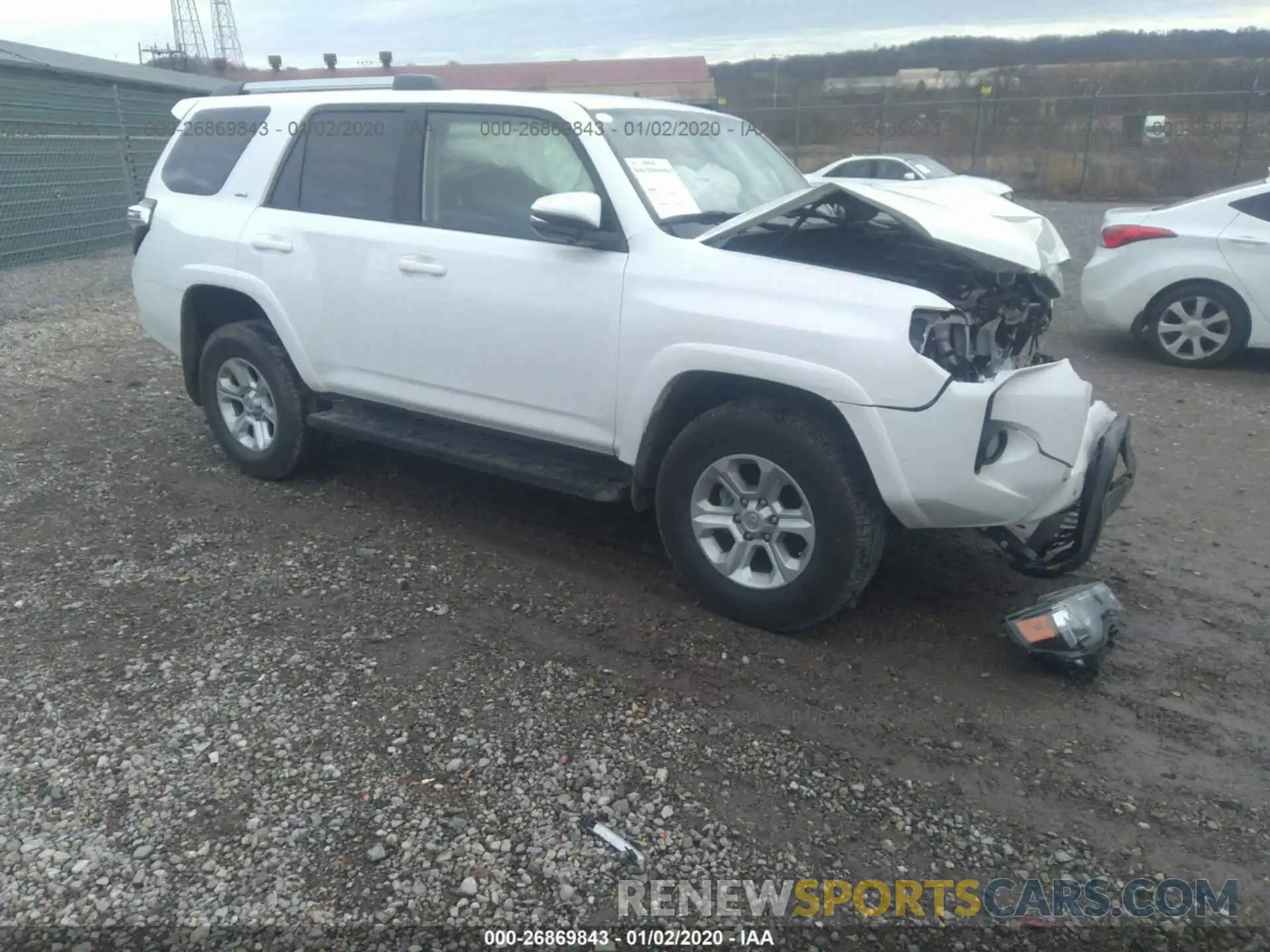 1 Photograph of a damaged car JTEBU5JR6K5695626 TOYOTA 4RUNNER 2019