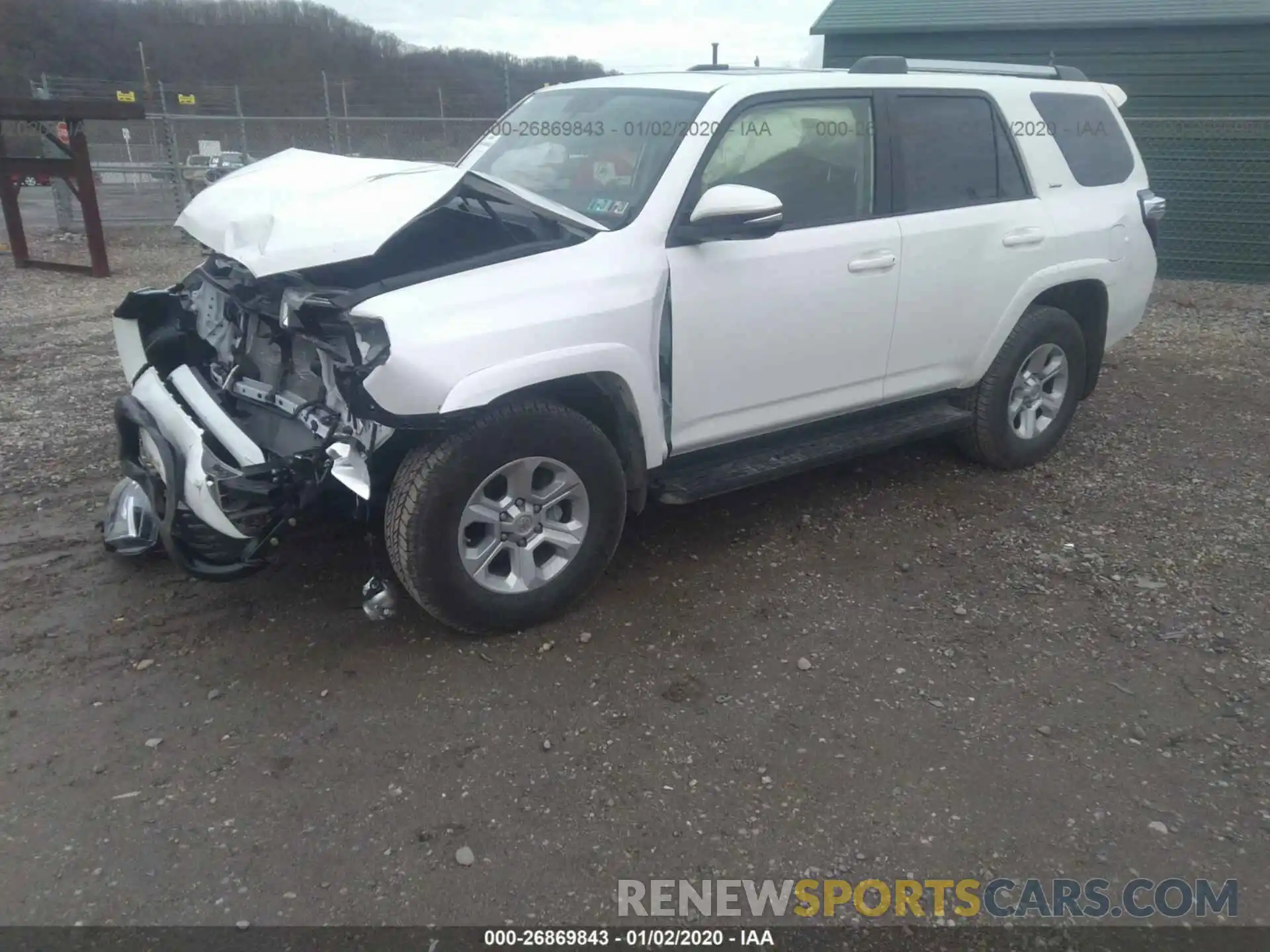 2 Photograph of a damaged car JTEBU5JR6K5695626 TOYOTA 4RUNNER 2019