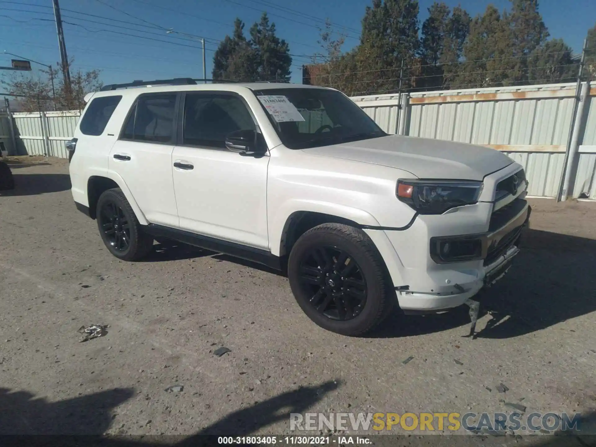 1 Photograph of a damaged car JTEBU5JR6K5698400 TOYOTA 4RUNNER 2019