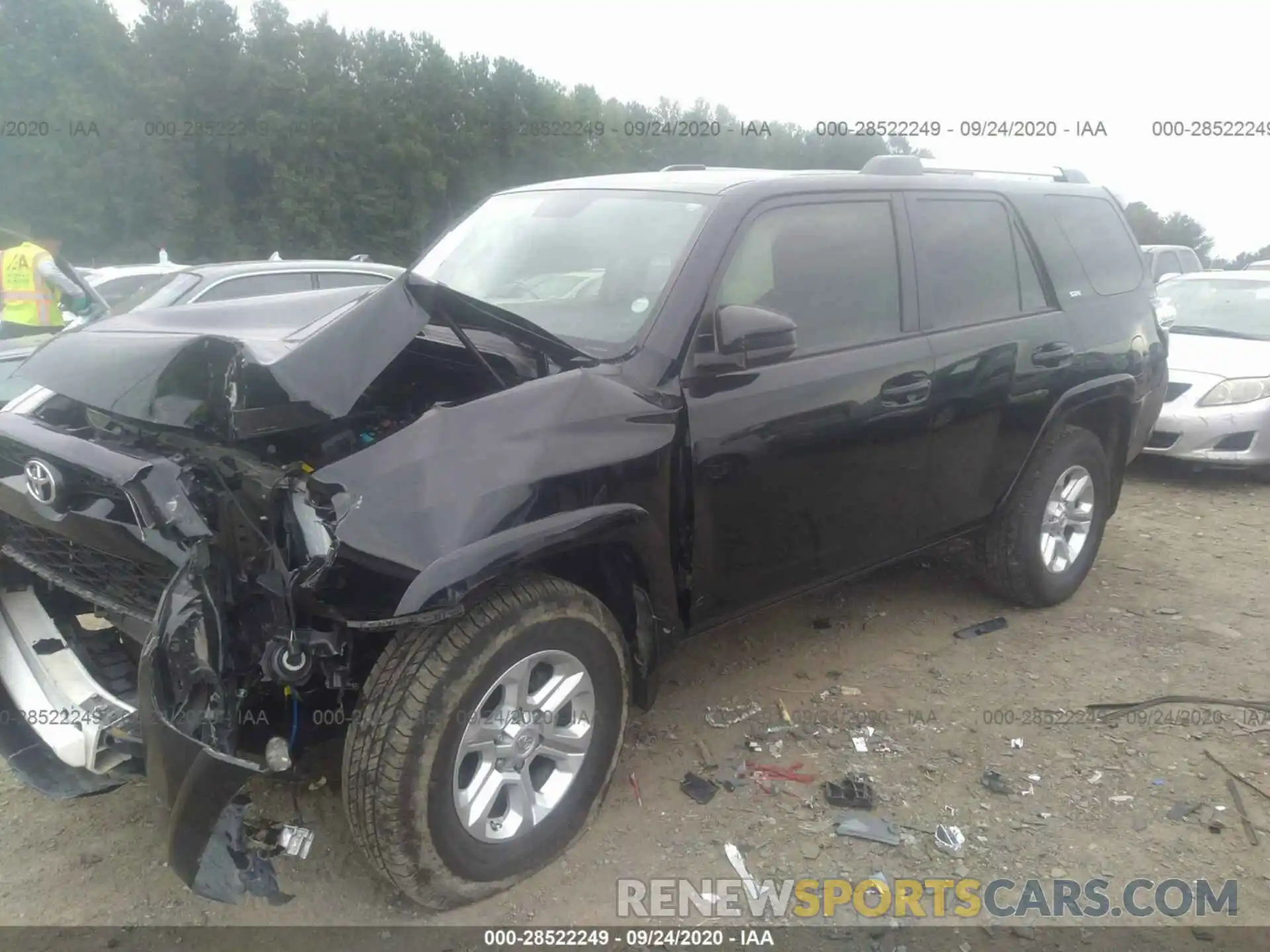 2 Фотография поврежденного автомобиля JTEBU5JR6K5699191 TOYOTA 4RUNNER 2019