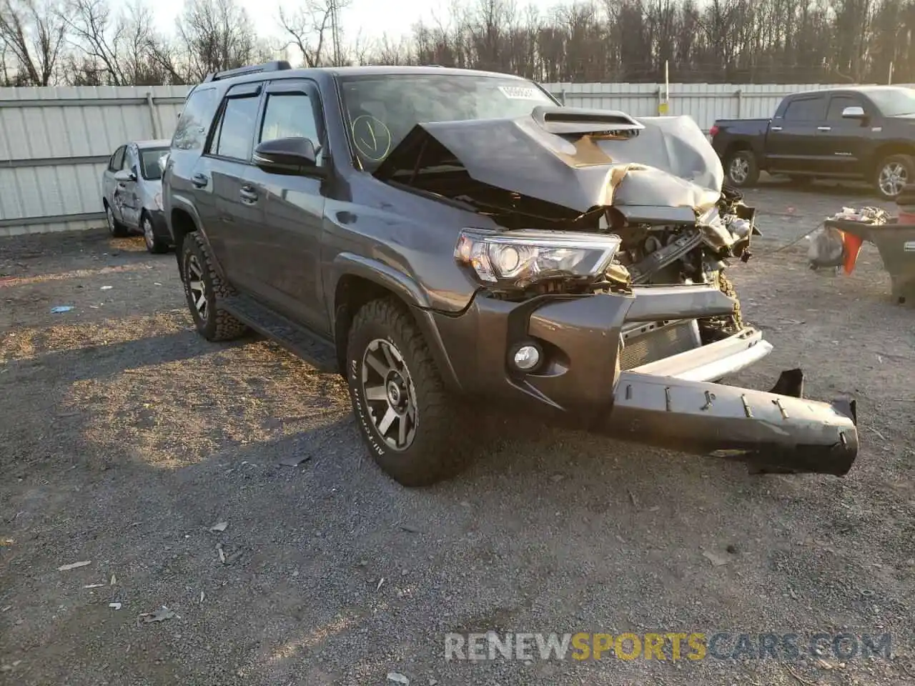 1 Photograph of a damaged car JTEBU5JR6K5702719 TOYOTA 4RUNNER 2019