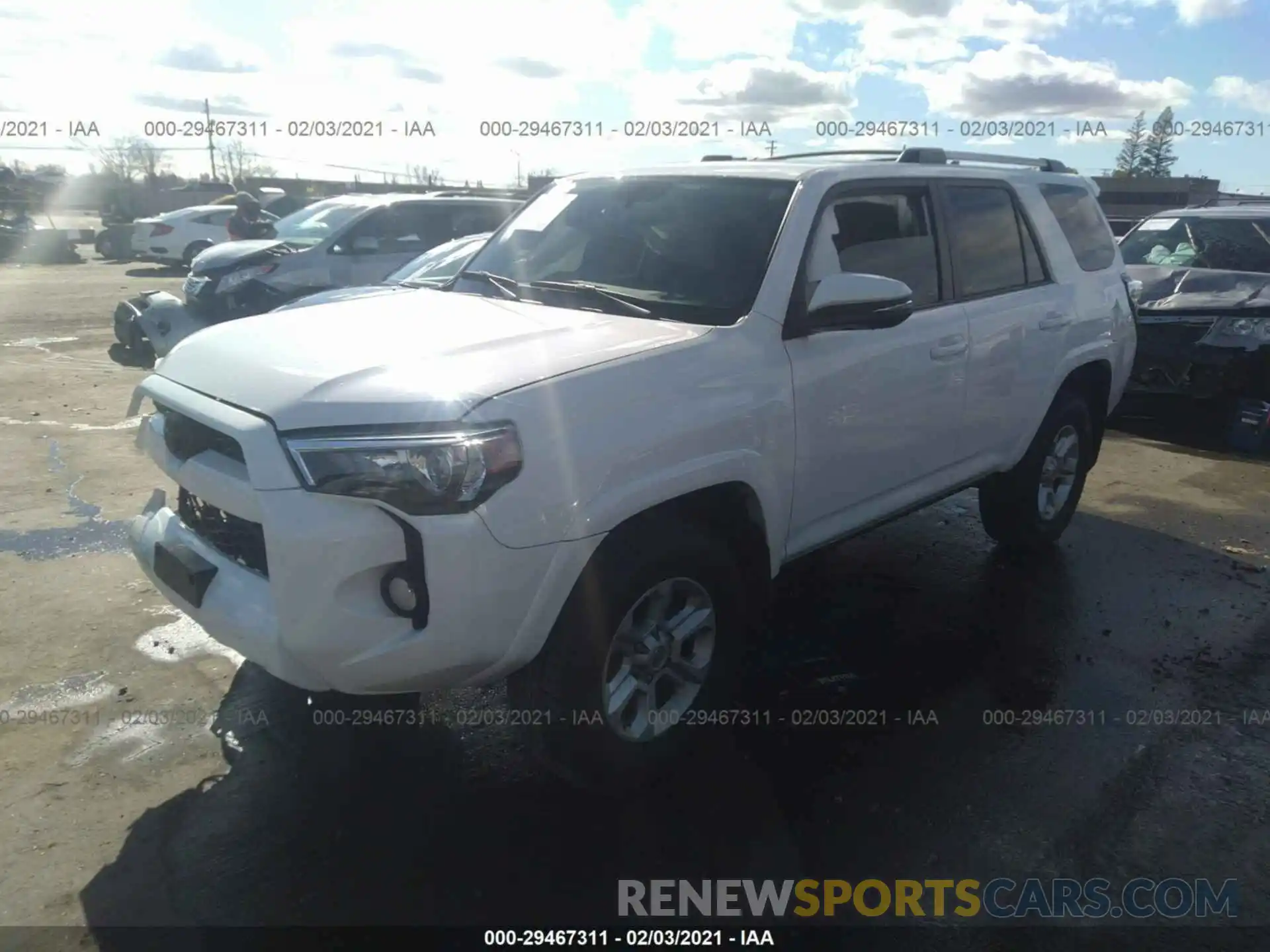 2 Фотография поврежденного автомобиля JTEBU5JR6K5704406 TOYOTA 4RUNNER 2019