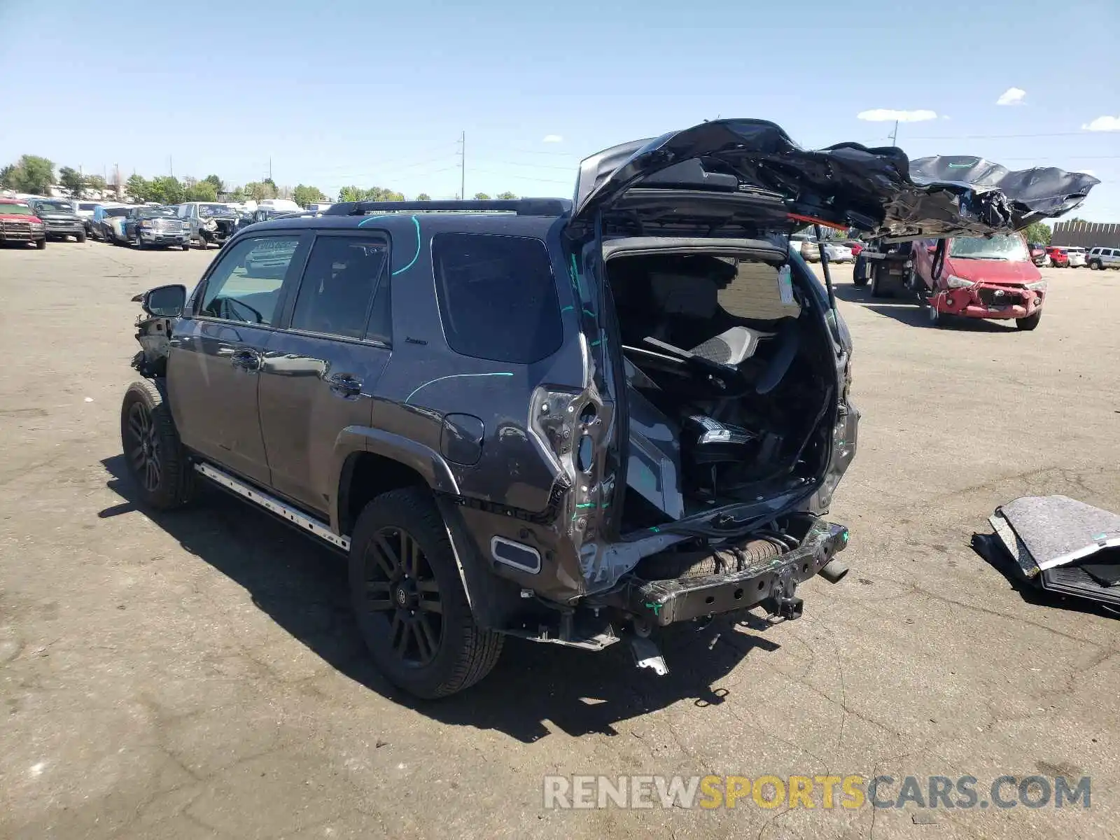 3 Photograph of a damaged car JTEBU5JR6K5705104 TOYOTA 4RUNNER 2019