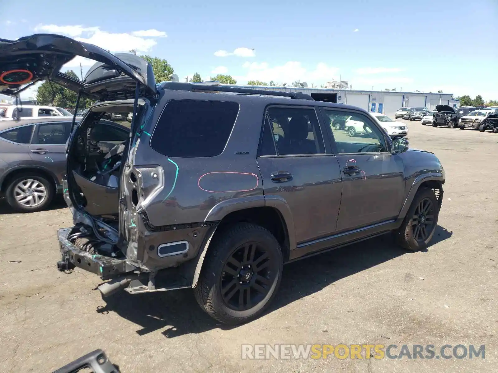 9 Photograph of a damaged car JTEBU5JR6K5705104 TOYOTA 4RUNNER 2019