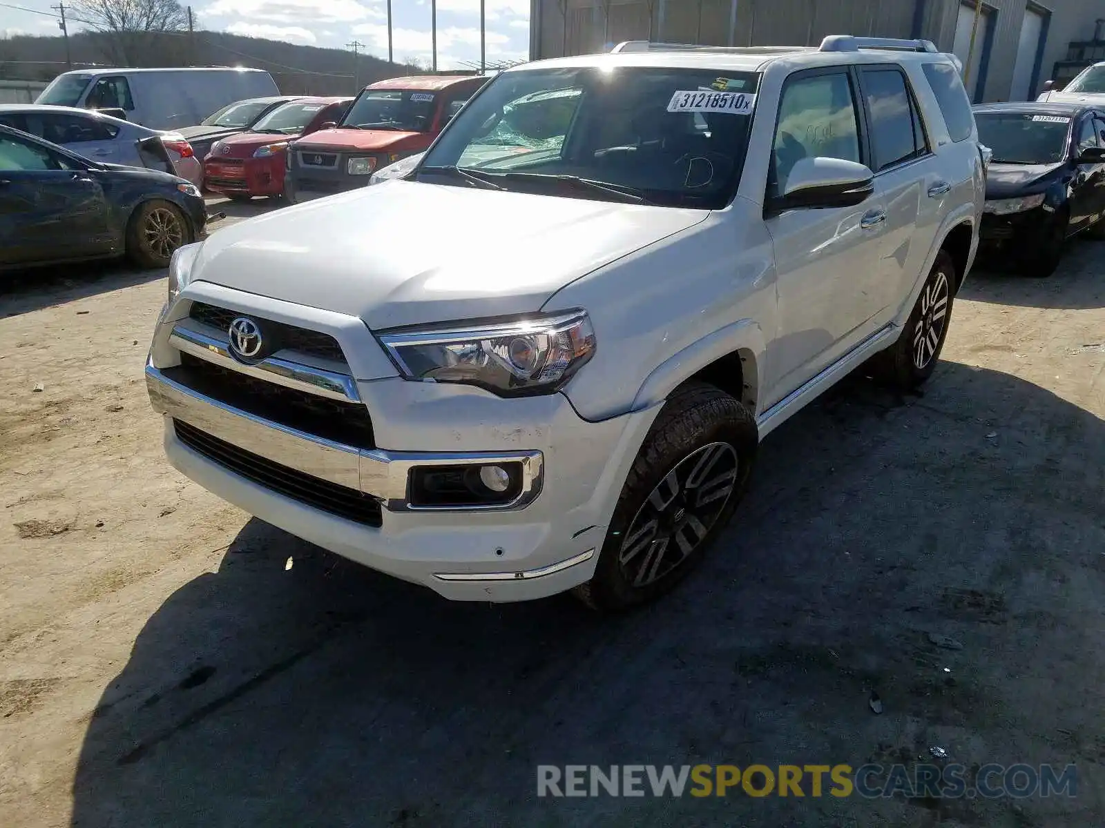 2 Photograph of a damaged car JTEBU5JR6K5706642 TOYOTA 4RUNNER 2019