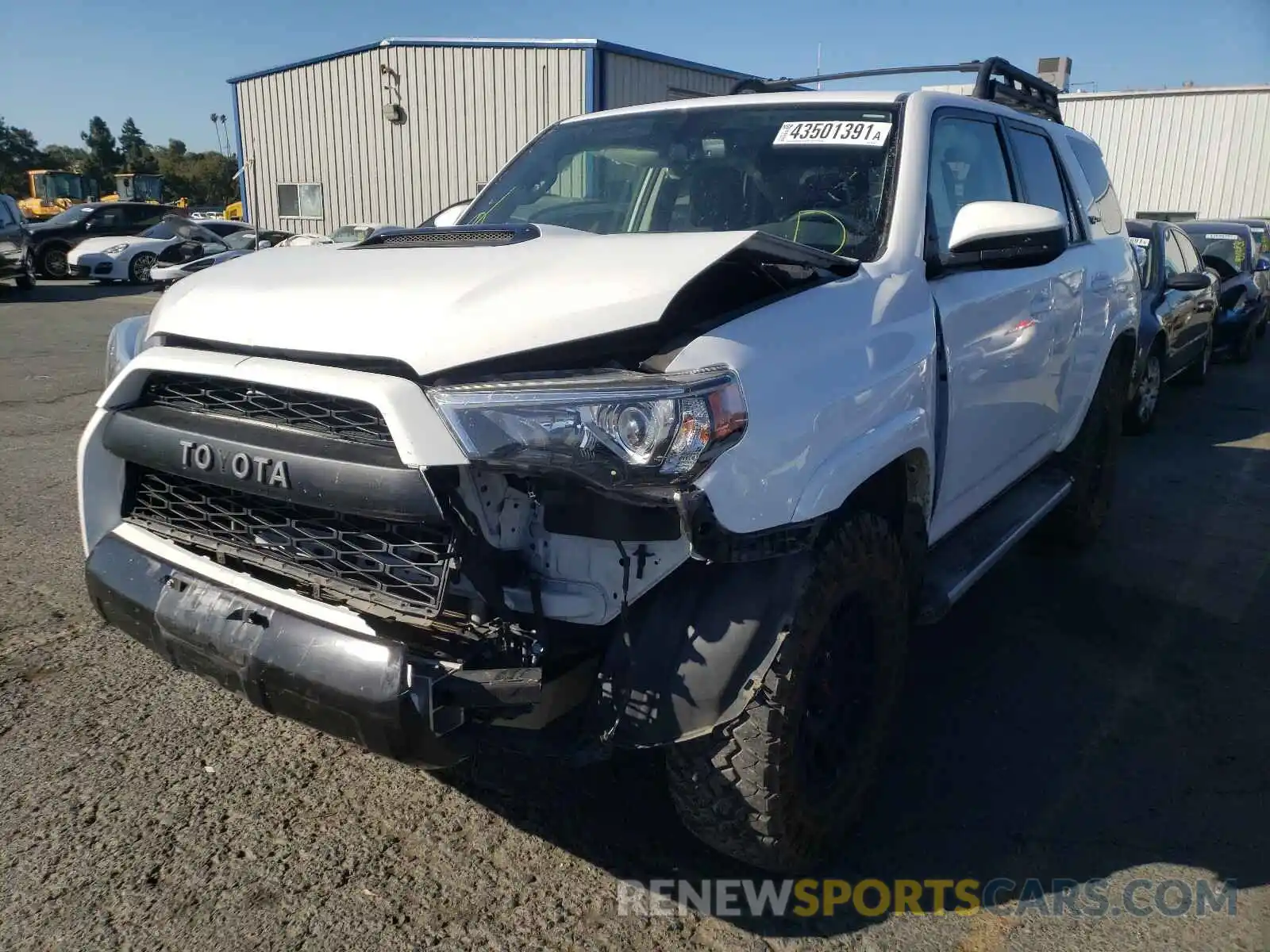 2 Photograph of a damaged car JTEBU5JR6K5709489 TOYOTA 4RUNNER 2019