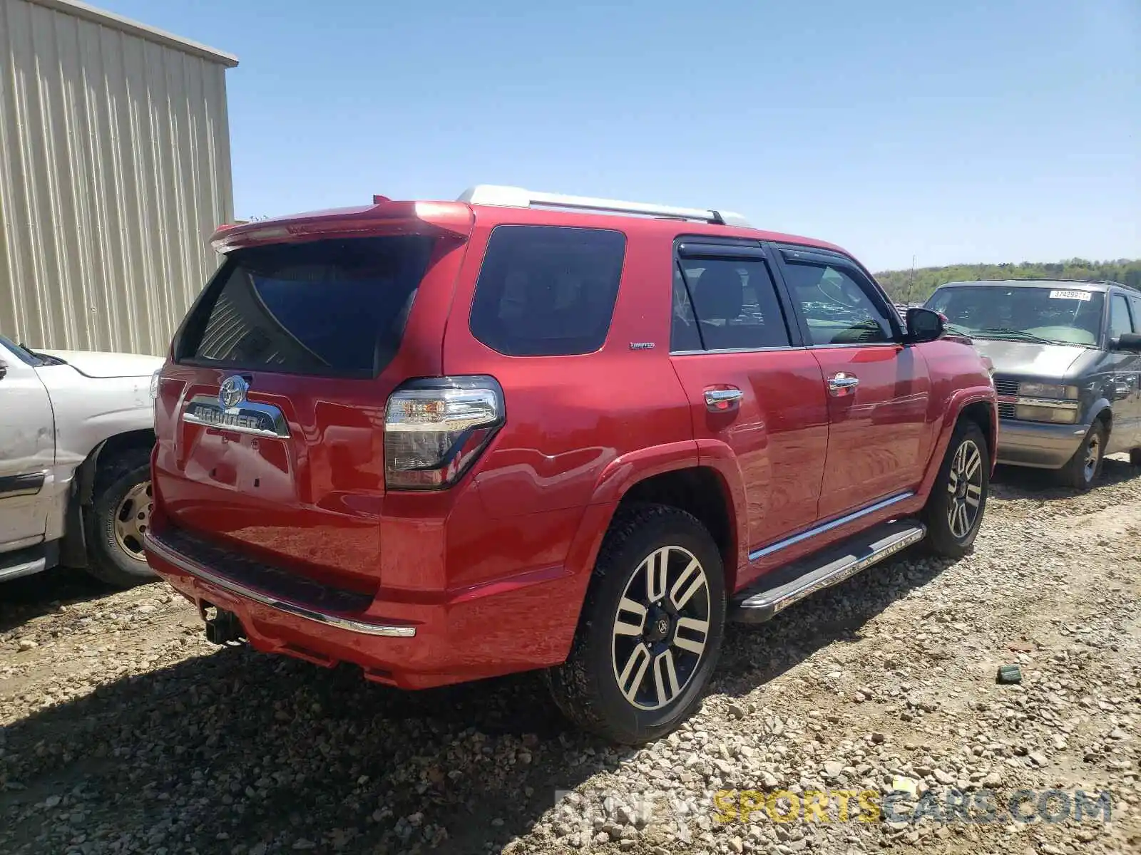 4 Фотография поврежденного автомобиля JTEBU5JR6K5709881 TOYOTA 4RUNNER 2019