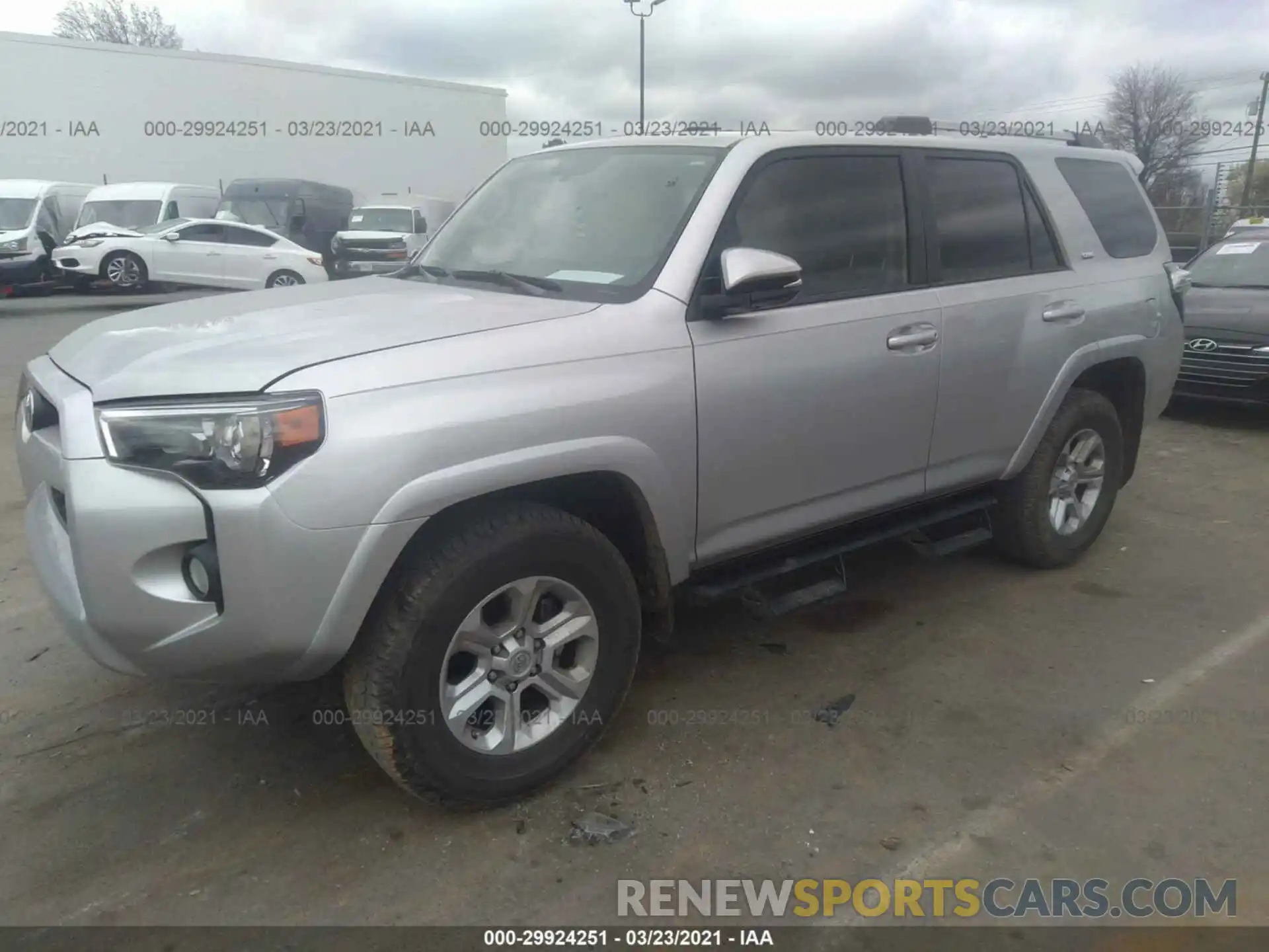 2 Photograph of a damaged car JTEBU5JR6K5711601 TOYOTA 4RUNNER 2019