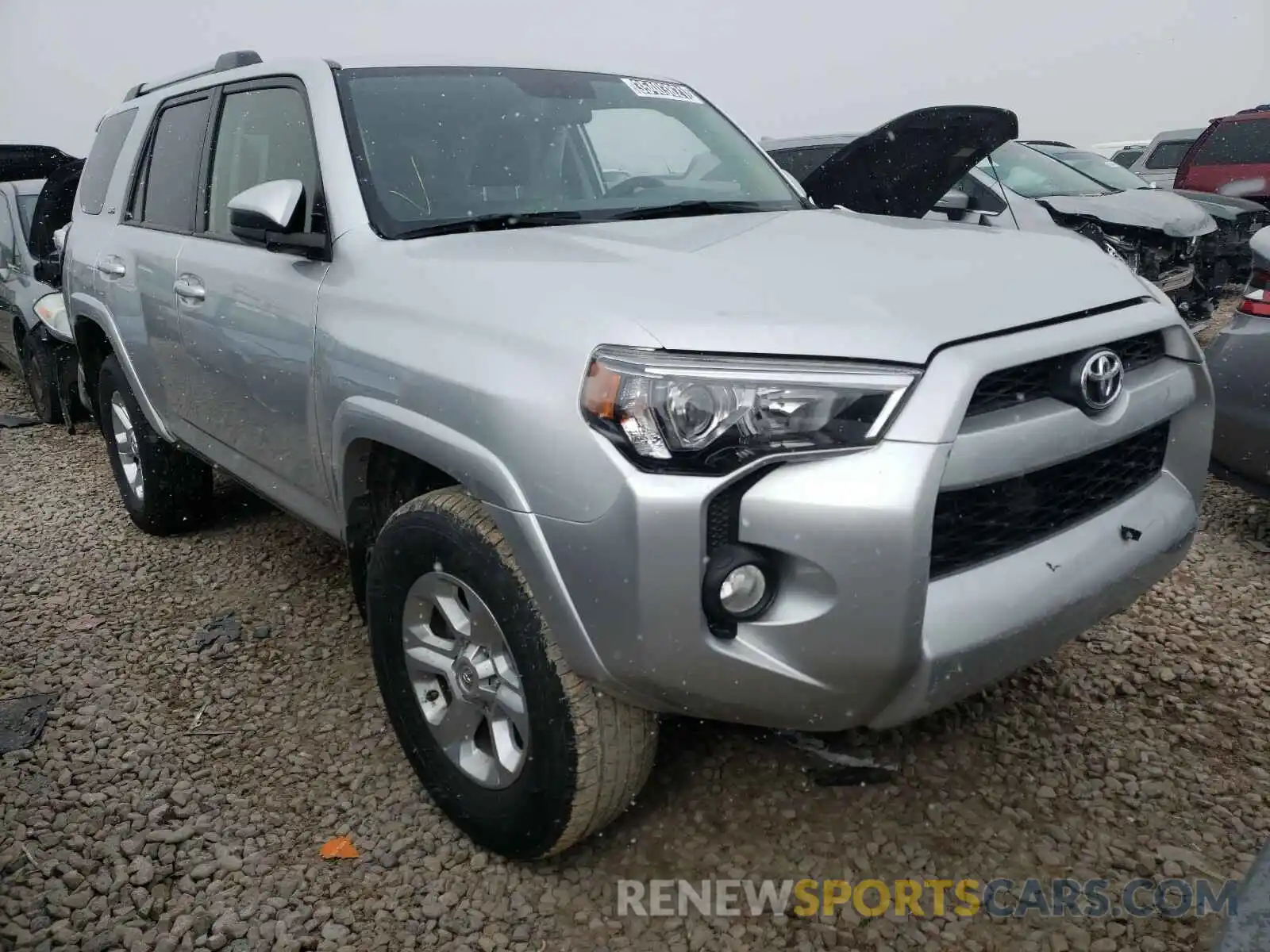 1 Photograph of a damaged car JTEBU5JR6K5714241 TOYOTA 4RUNNER 2019