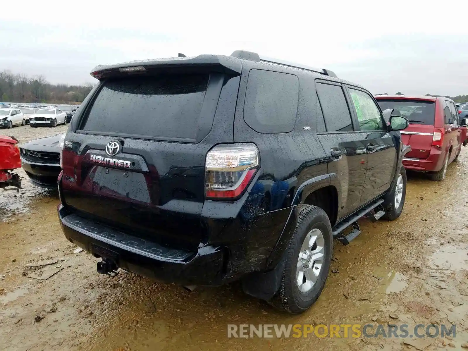 4 Фотография поврежденного автомобиля JTEBU5JR6K5714322 TOYOTA 4RUNNER 2019