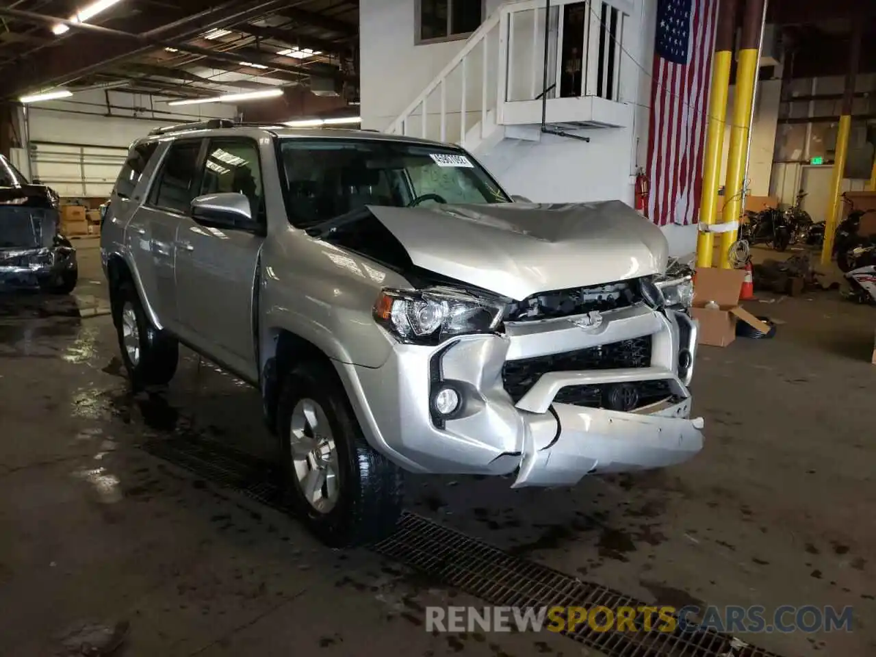 9 Photograph of a damaged car JTEBU5JR6K5715440 TOYOTA 4RUNNER 2019