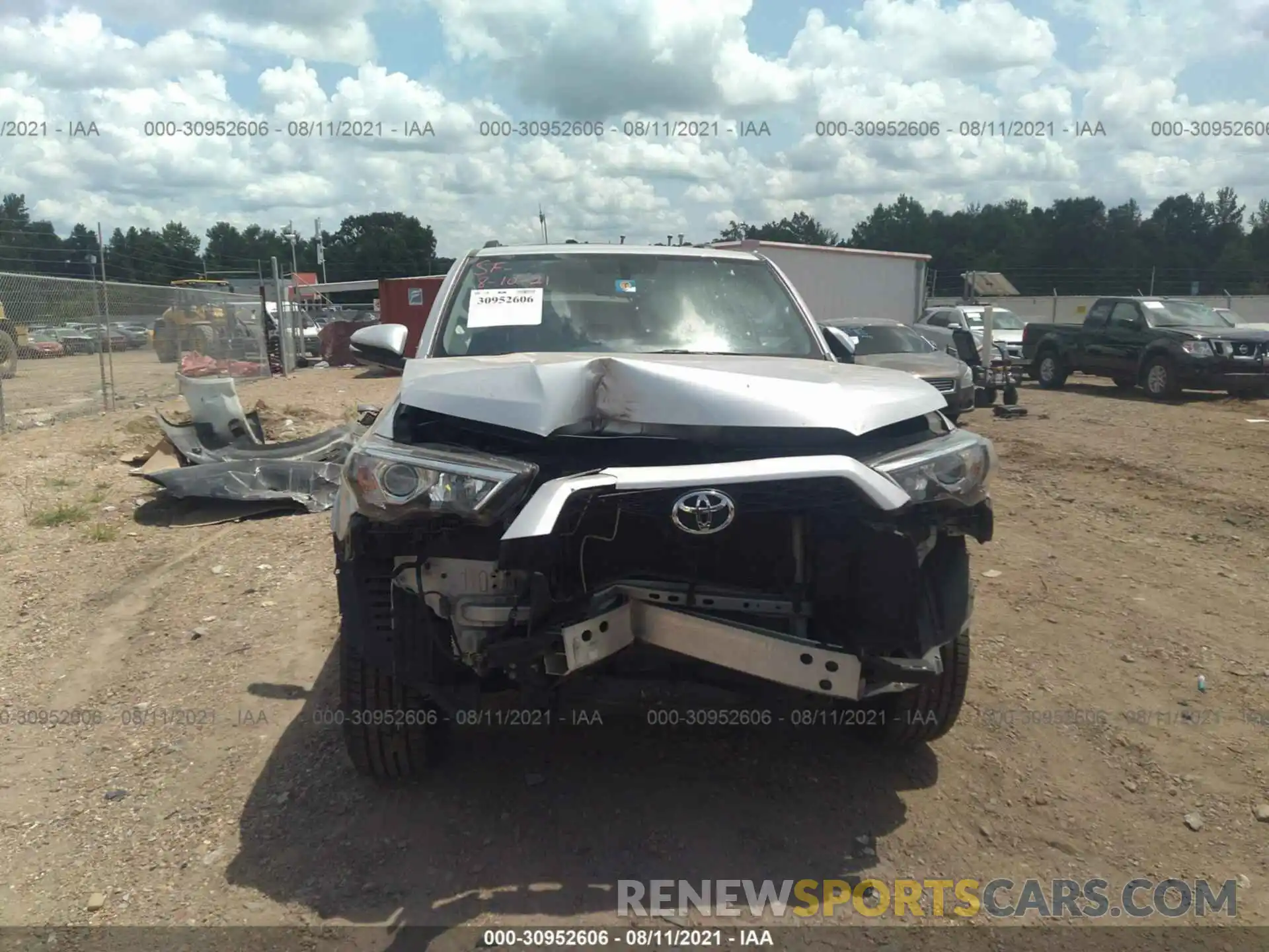 6 Photograph of a damaged car JTEBU5JR6K5717608 TOYOTA 4RUNNER 2019