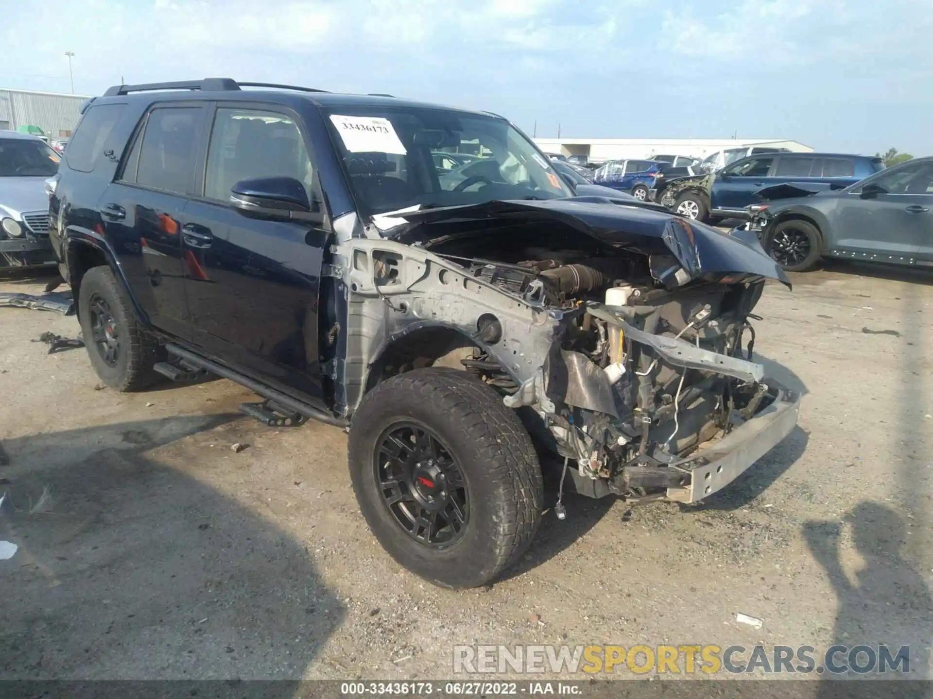 1 Photograph of a damaged car JTEBU5JR6K5723165 TOYOTA 4RUNNER 2019