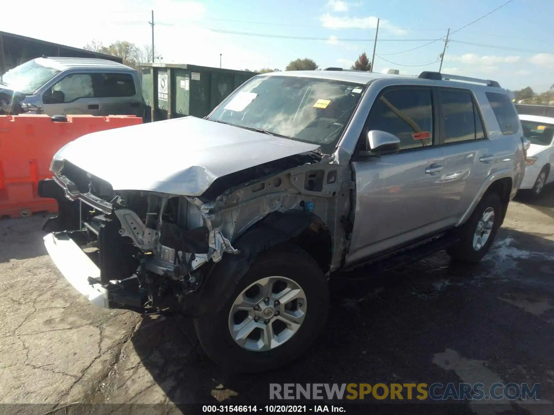 2 Фотография поврежденного автомобиля JTEBU5JR6K5724722 TOYOTA 4RUNNER 2019