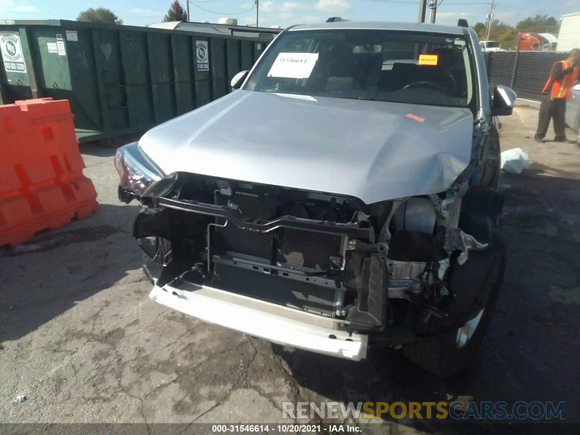 6 Photograph of a damaged car JTEBU5JR6K5724722 TOYOTA 4RUNNER 2019