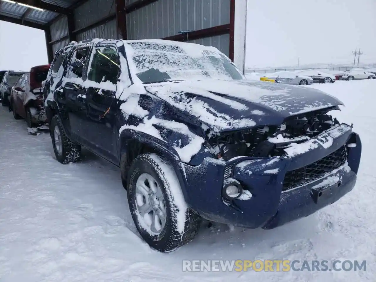 1 Photograph of a damaged car JTEBU5JR6K5730228 TOYOTA 4RUNNER 2019