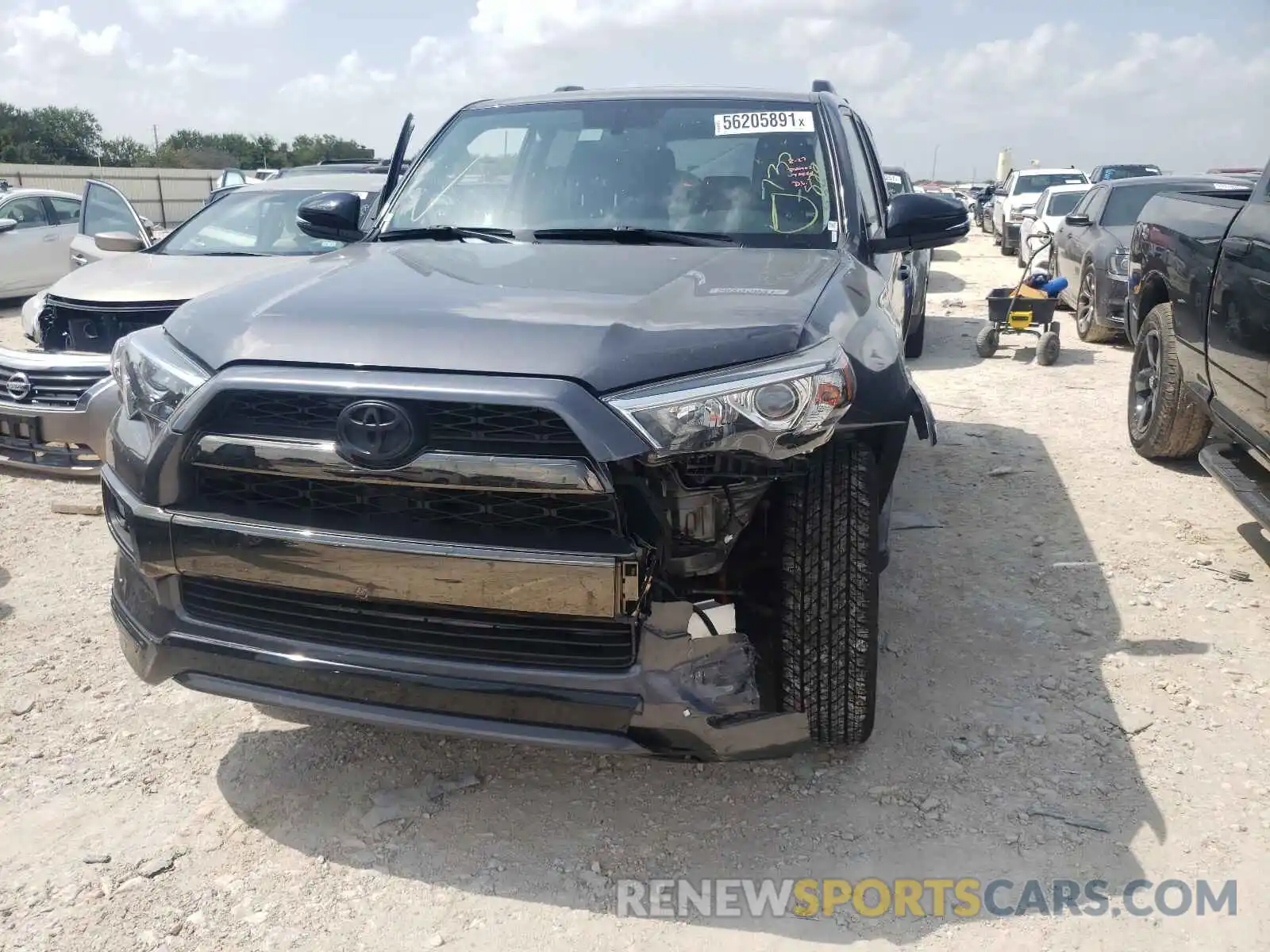 9 Photograph of a damaged car JTEBU5JR6K5732822 TOYOTA 4RUNNER 2019