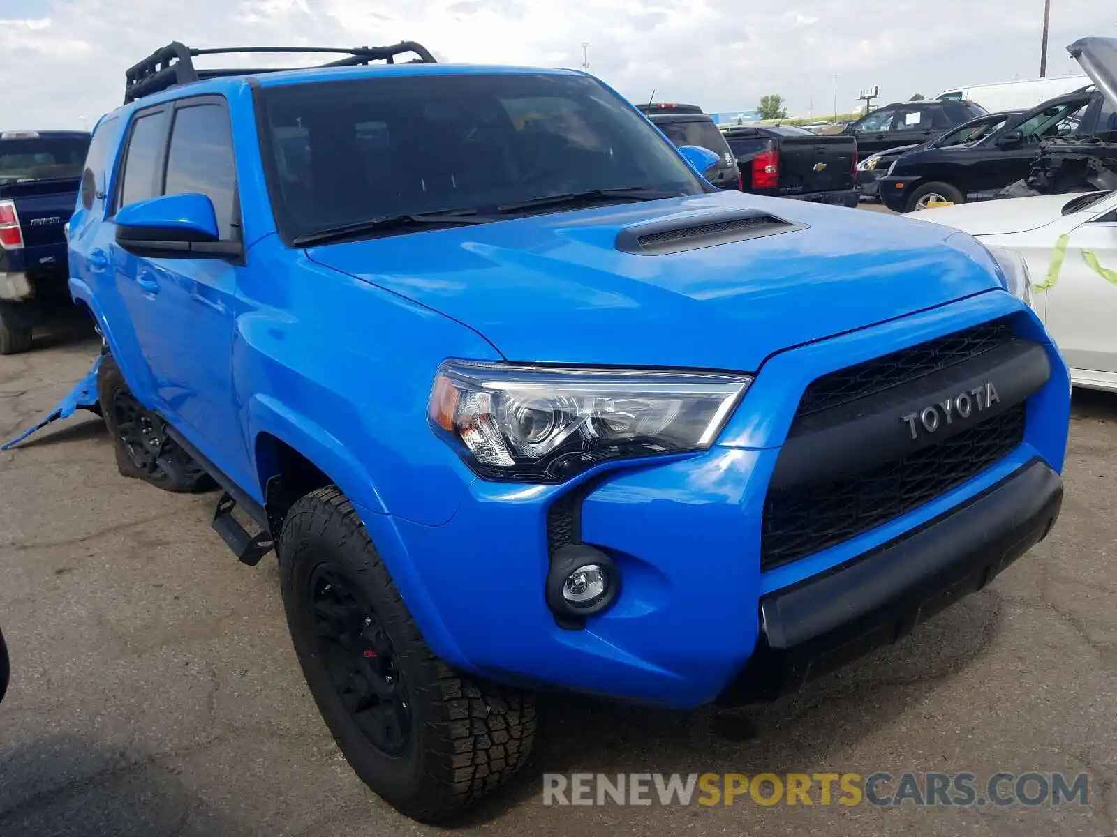 1 Photograph of a damaged car JTEBU5JR6K5732948 TOYOTA 4RUNNER 2019