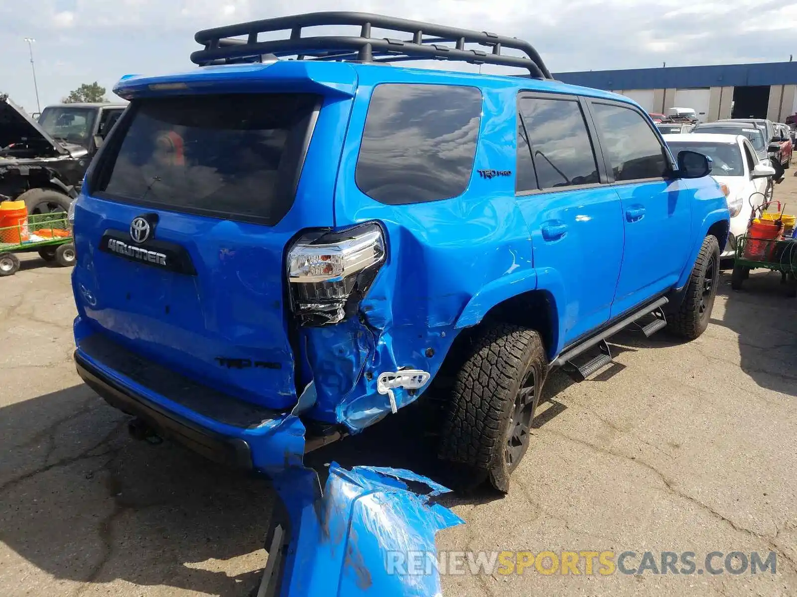 4 Фотография поврежденного автомобиля JTEBU5JR6K5732948 TOYOTA 4RUNNER 2019