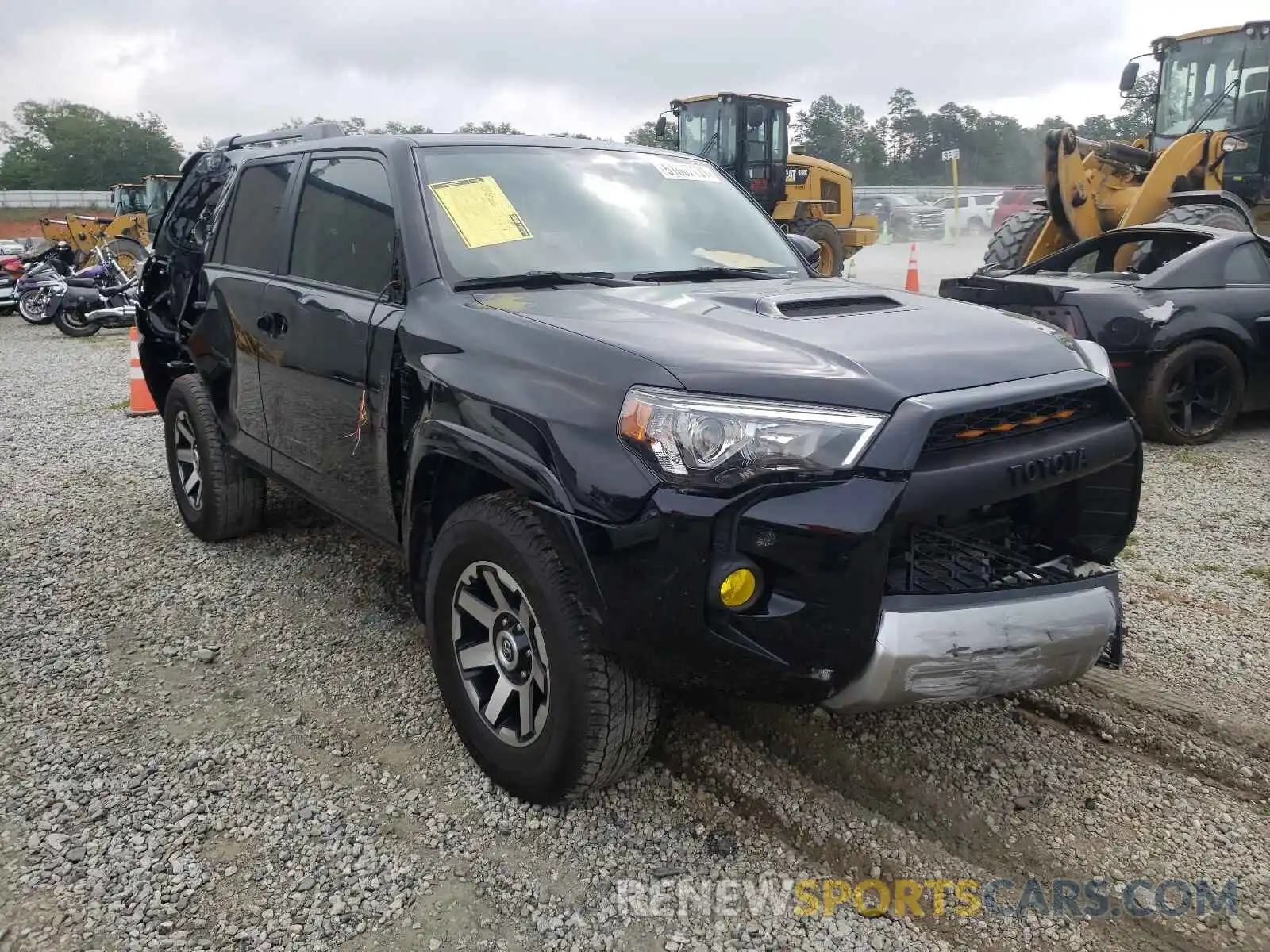 1 Photograph of a damaged car JTEBU5JR6K5734201 TOYOTA 4RUNNER 2019