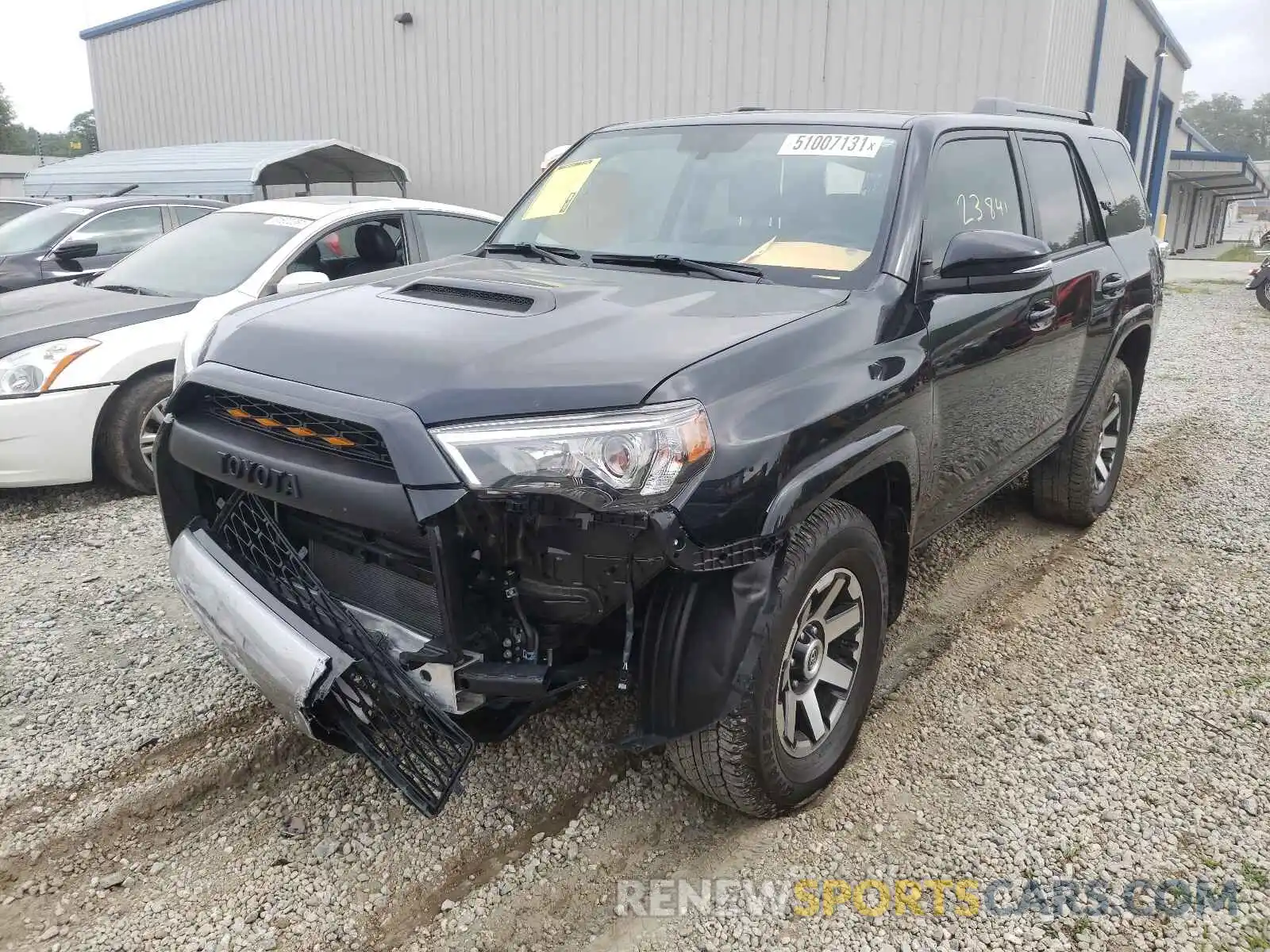 2 Photograph of a damaged car JTEBU5JR6K5734201 TOYOTA 4RUNNER 2019